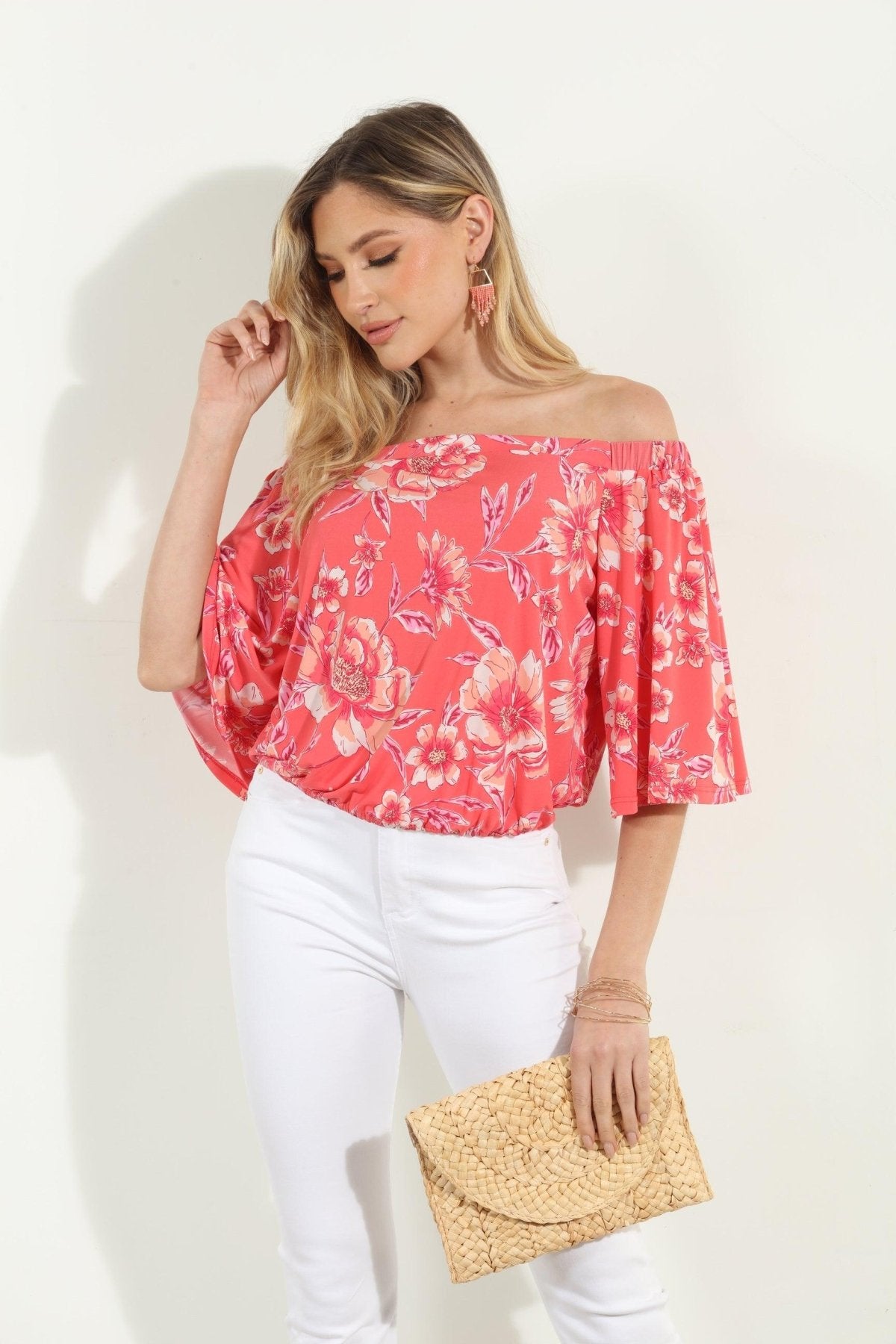 Shereen Stretch OTS Top-FINAL SALE