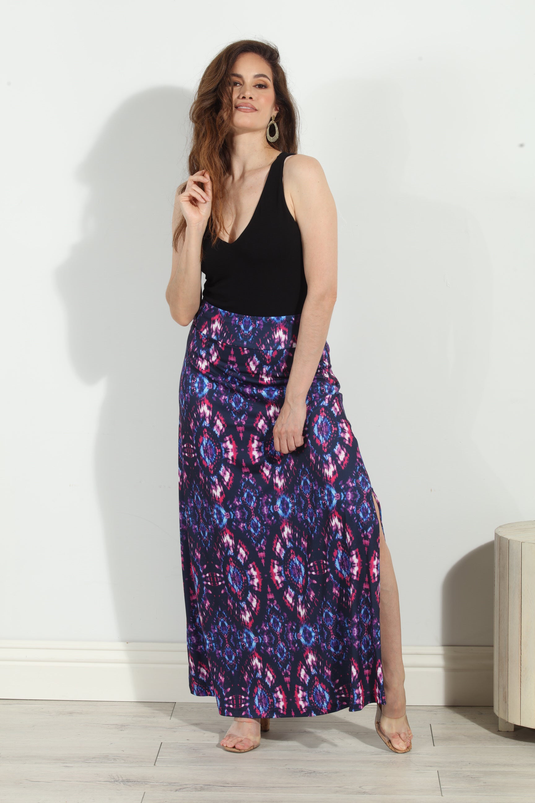 Rosario Stretch Maxi Skirt-FINAL SALE