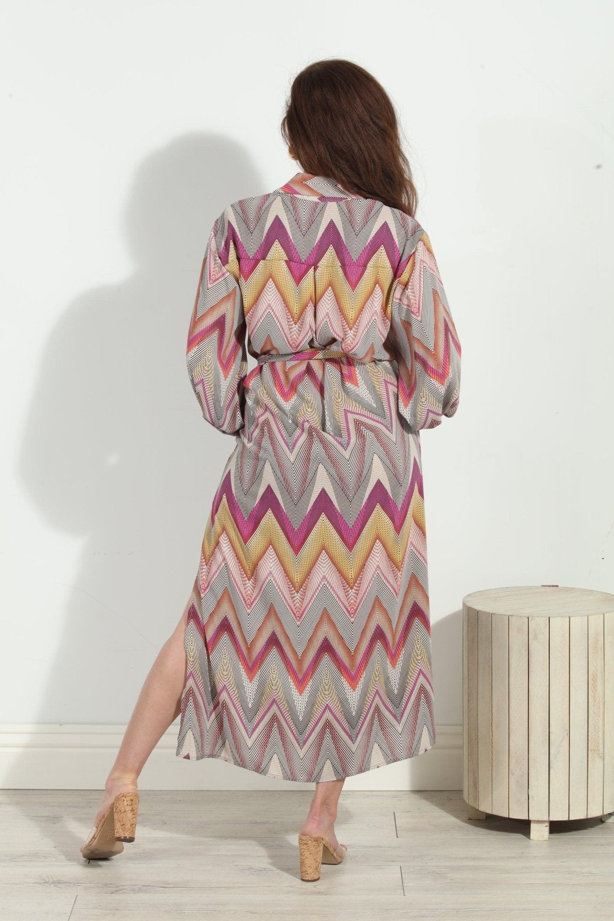 Luxe Button Down Shirt Dress-FINAL SALE