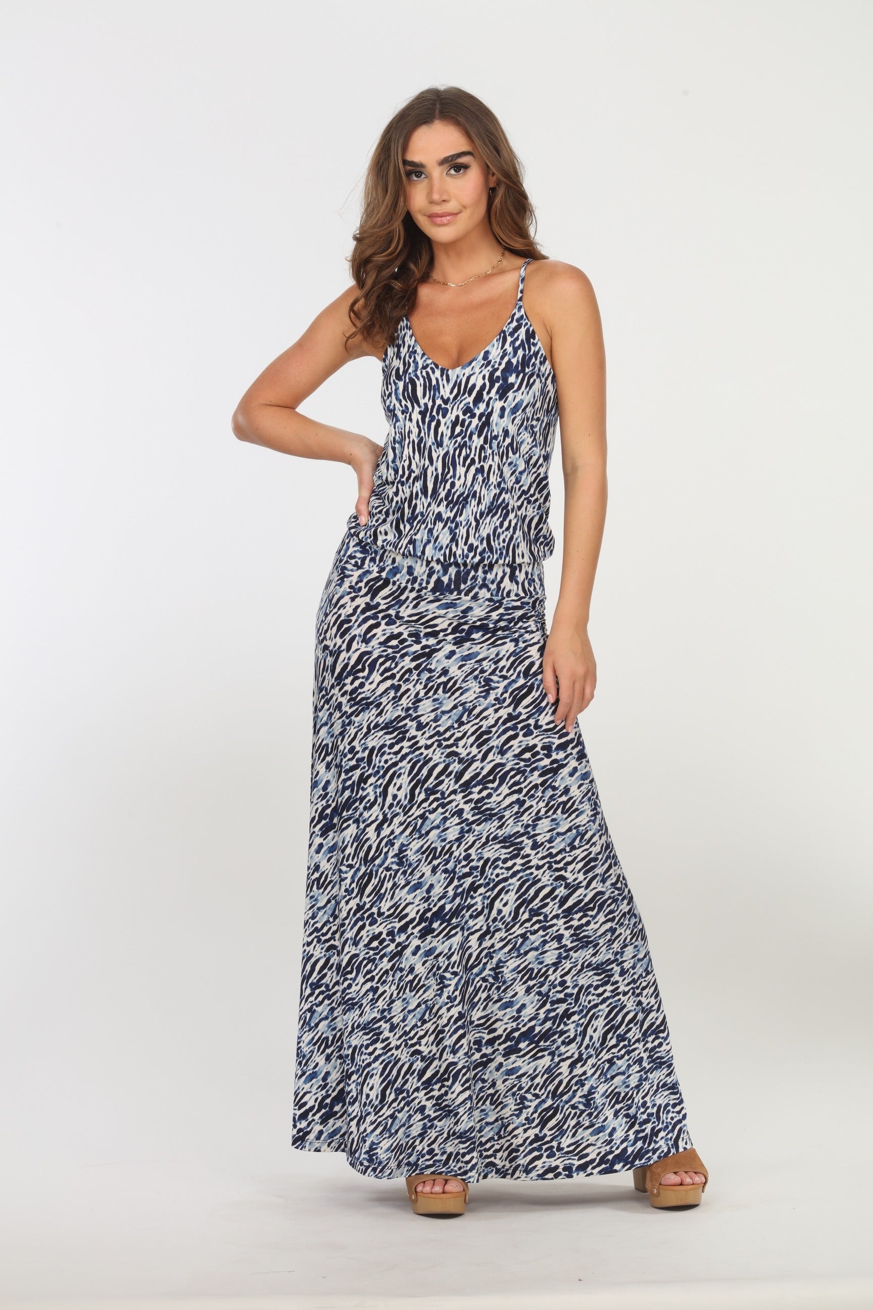 Livia Stretch Drop Waist Maxi Dress BEST SELLER