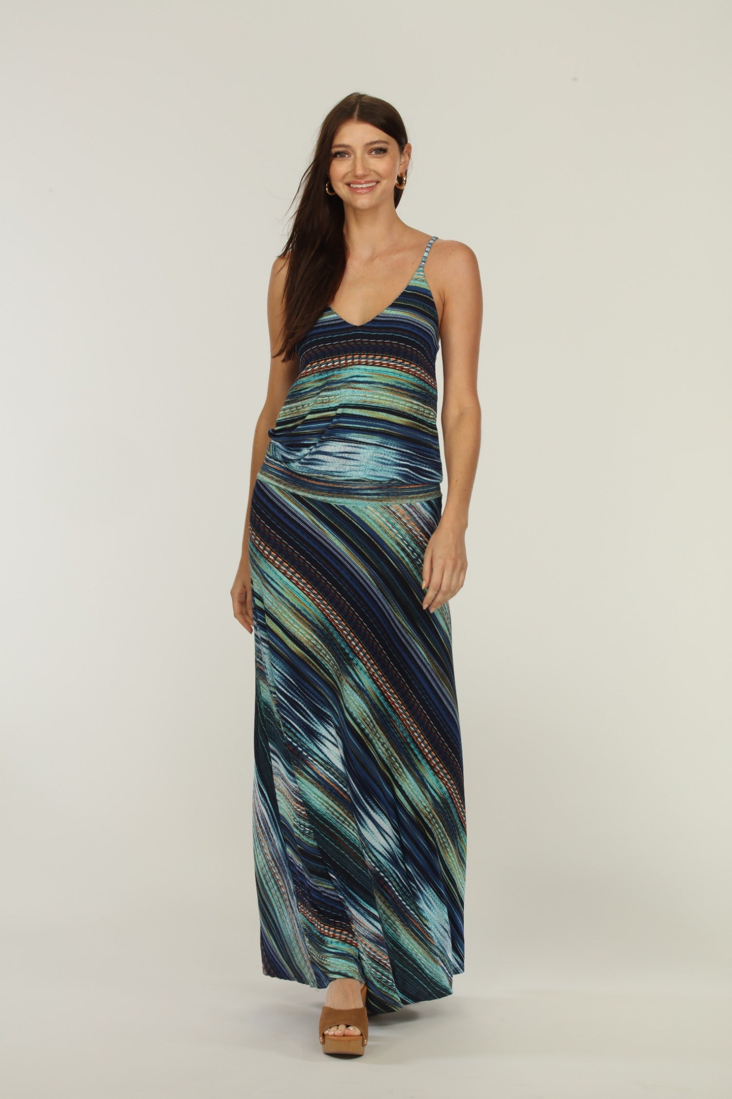 Solana Stretch Drop Waist Maxi Dress BEST SELLER