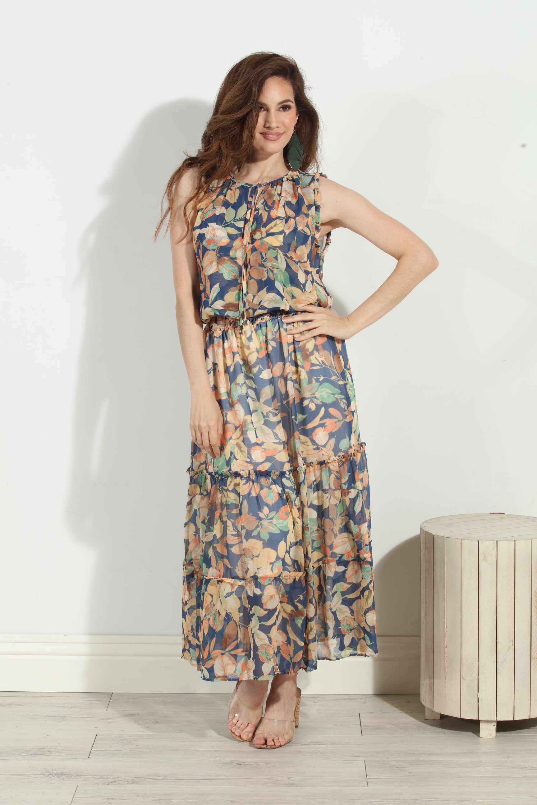 Haisley Smocked Midi Dress