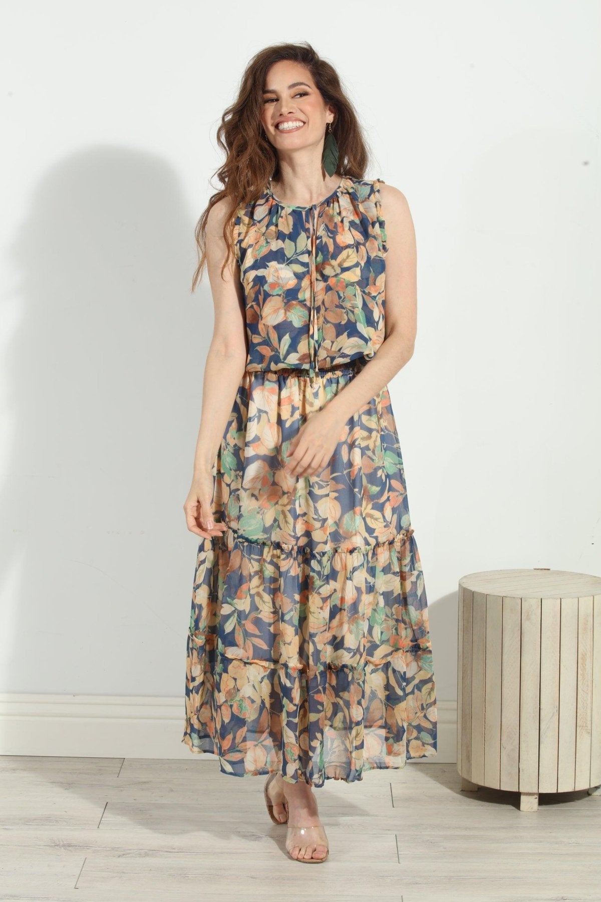 Haisley Smocked Midi Dress-FINAL SALE