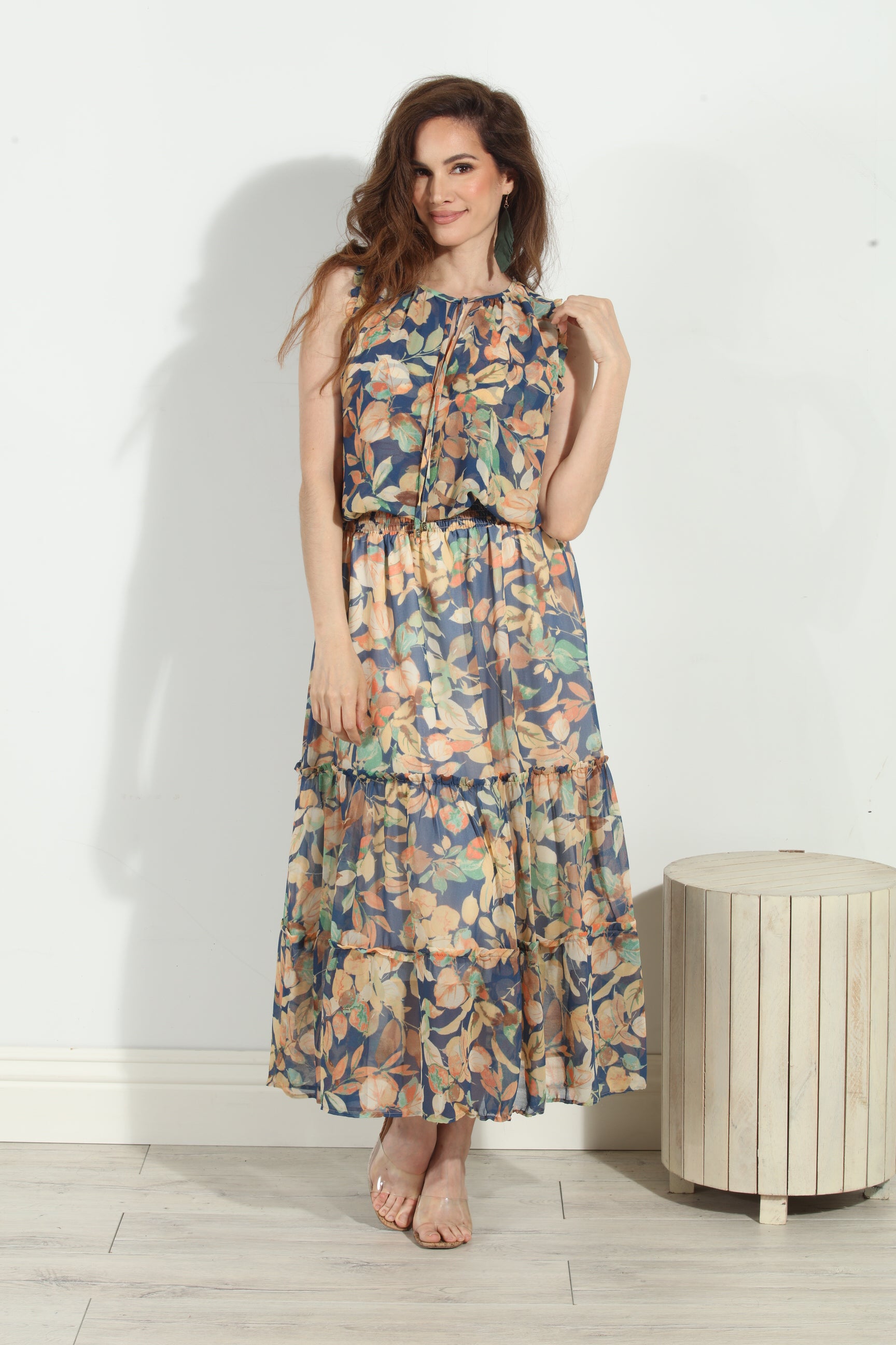 Haisley Smocked Midi Dress