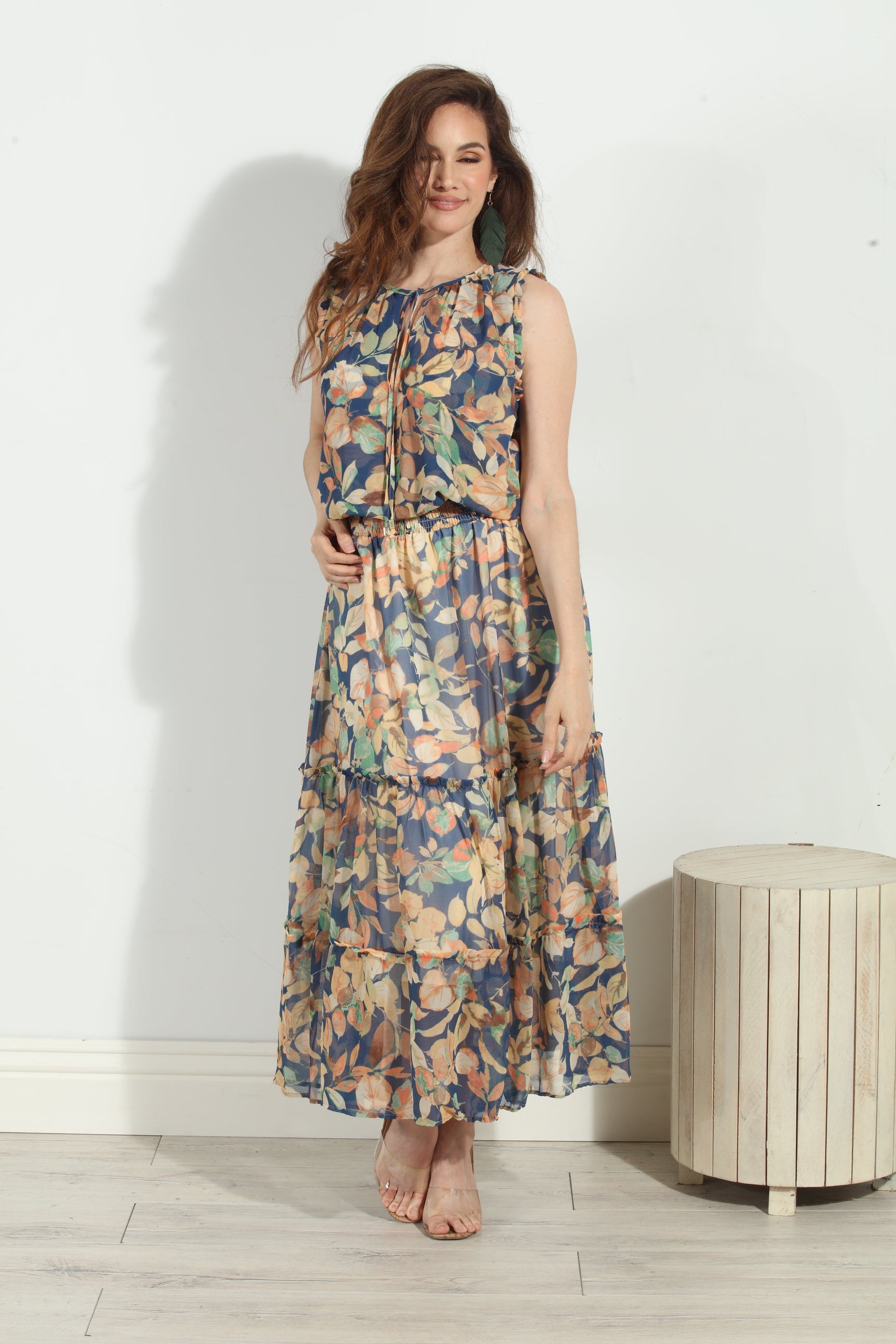 Haisley Smocked Midi Dress