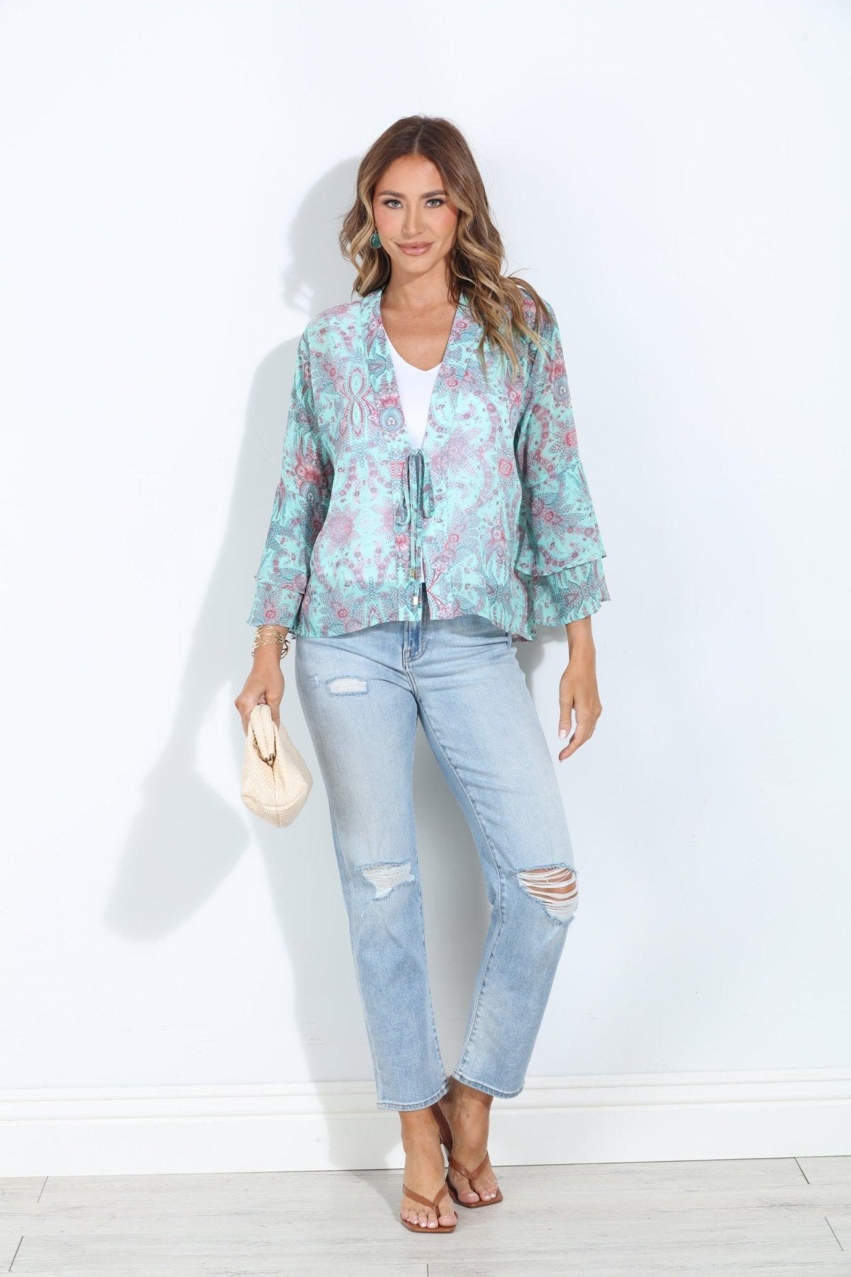 Bella Boho Chiffon Jacket-BEST SELLER