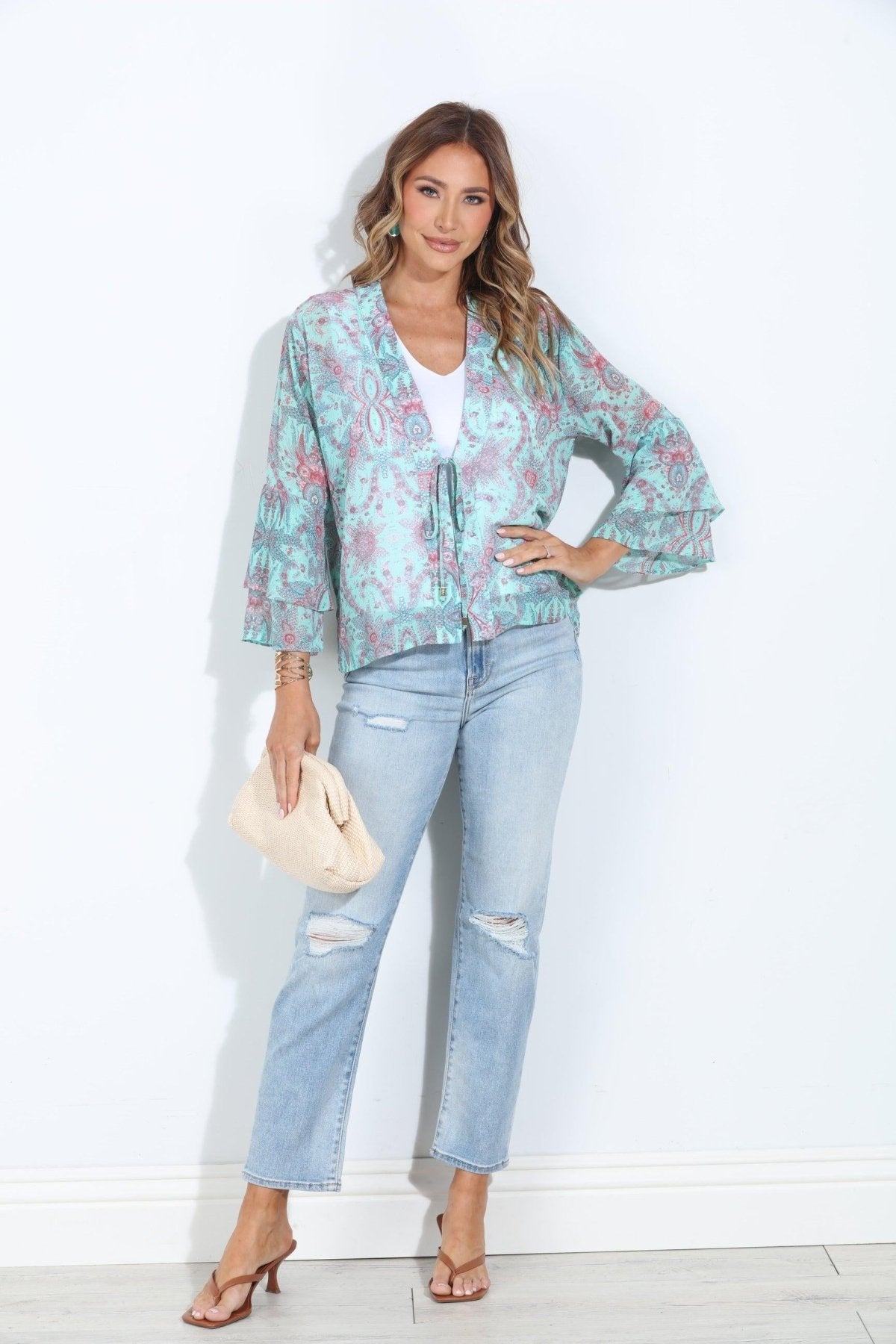Bella Boho Chiffon Jacket-BEST SELLER