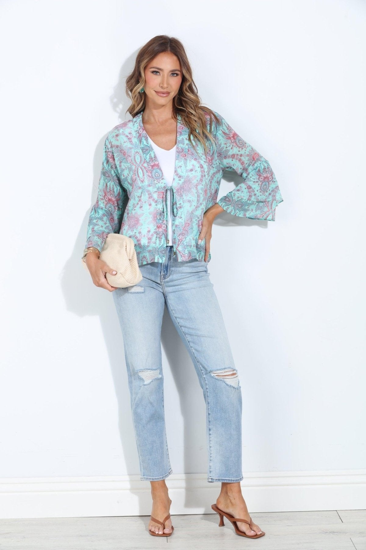 Bella Boho Chiffon Jacket-BEST SELLER