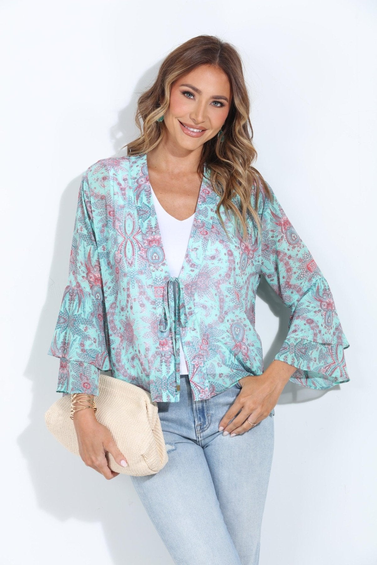 Bella Boho Chiffon Jacket-BEST SELLER