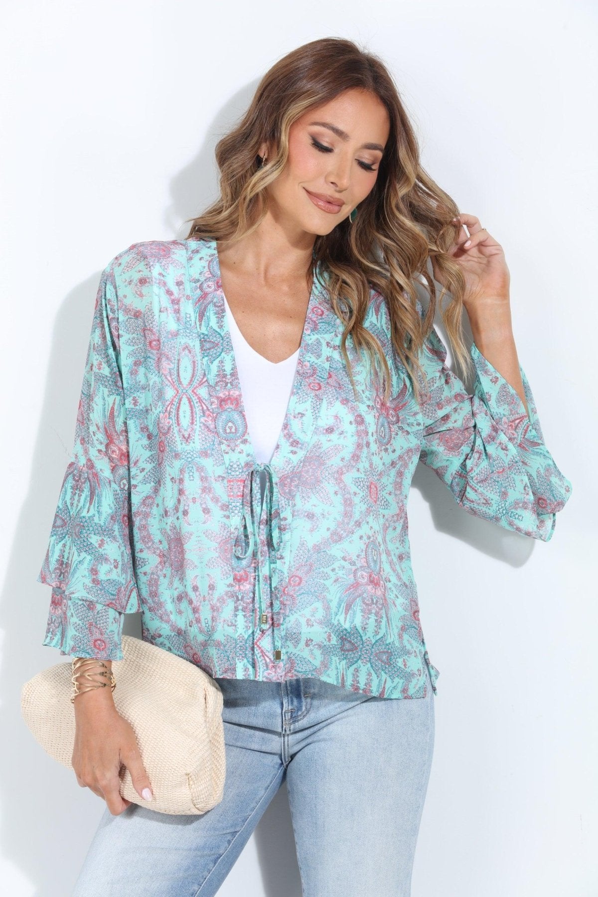 Bella Boho Chiffon Jacket-BEST SELLER