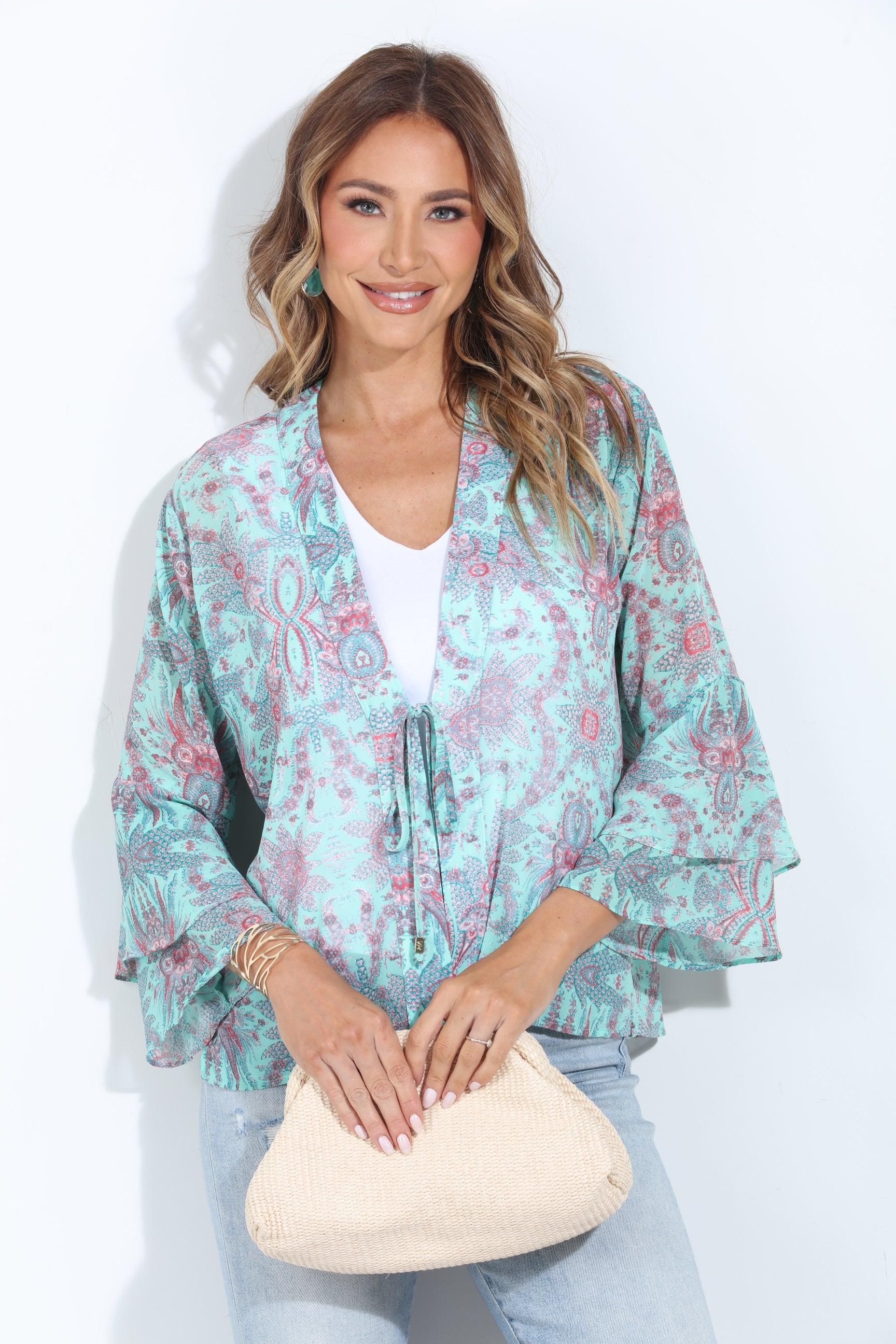 Bella Boho Chiffon Jacket-BEST SELLER
