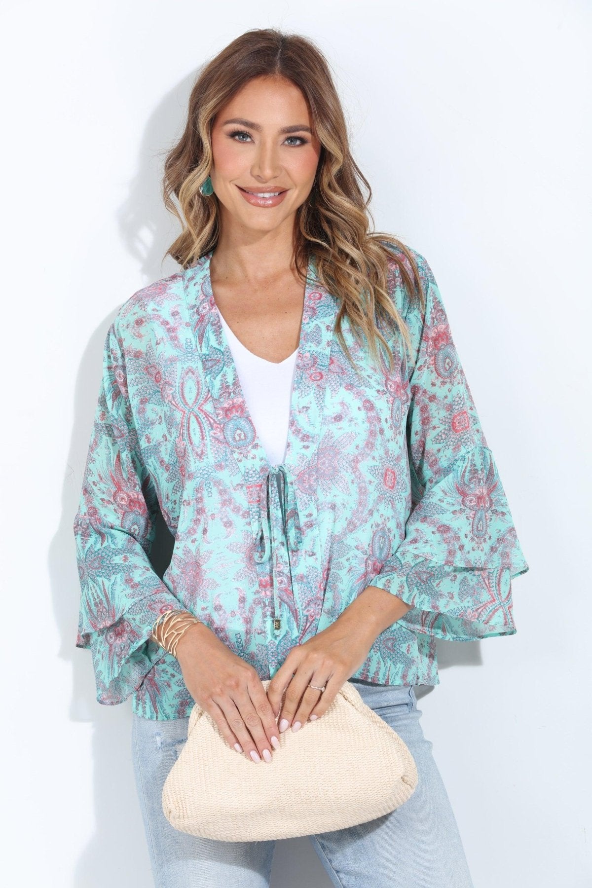 Bella Boho Chiffon Jacket-BEST SELLER