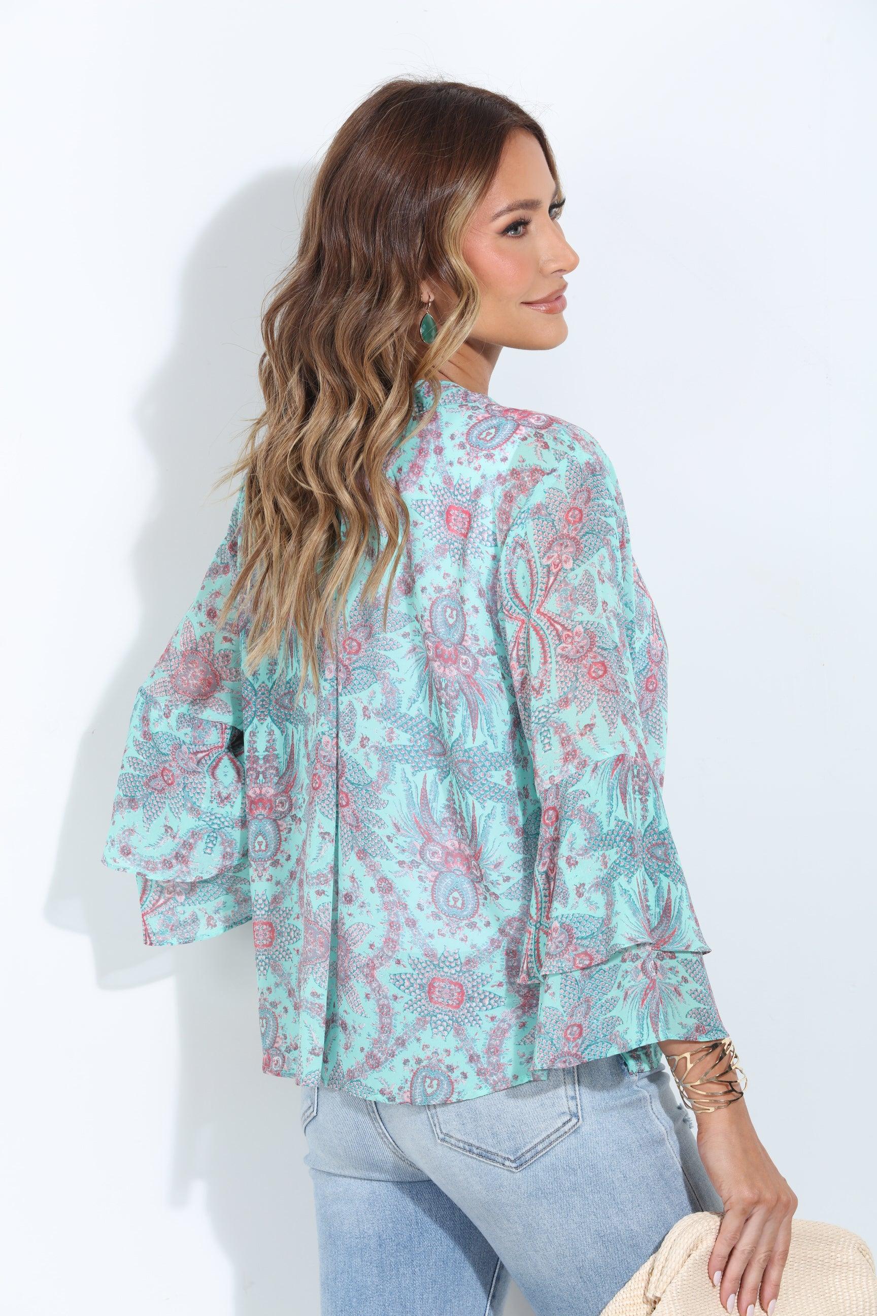 Bella Boho Chiffon Jacket-BEST SELLER