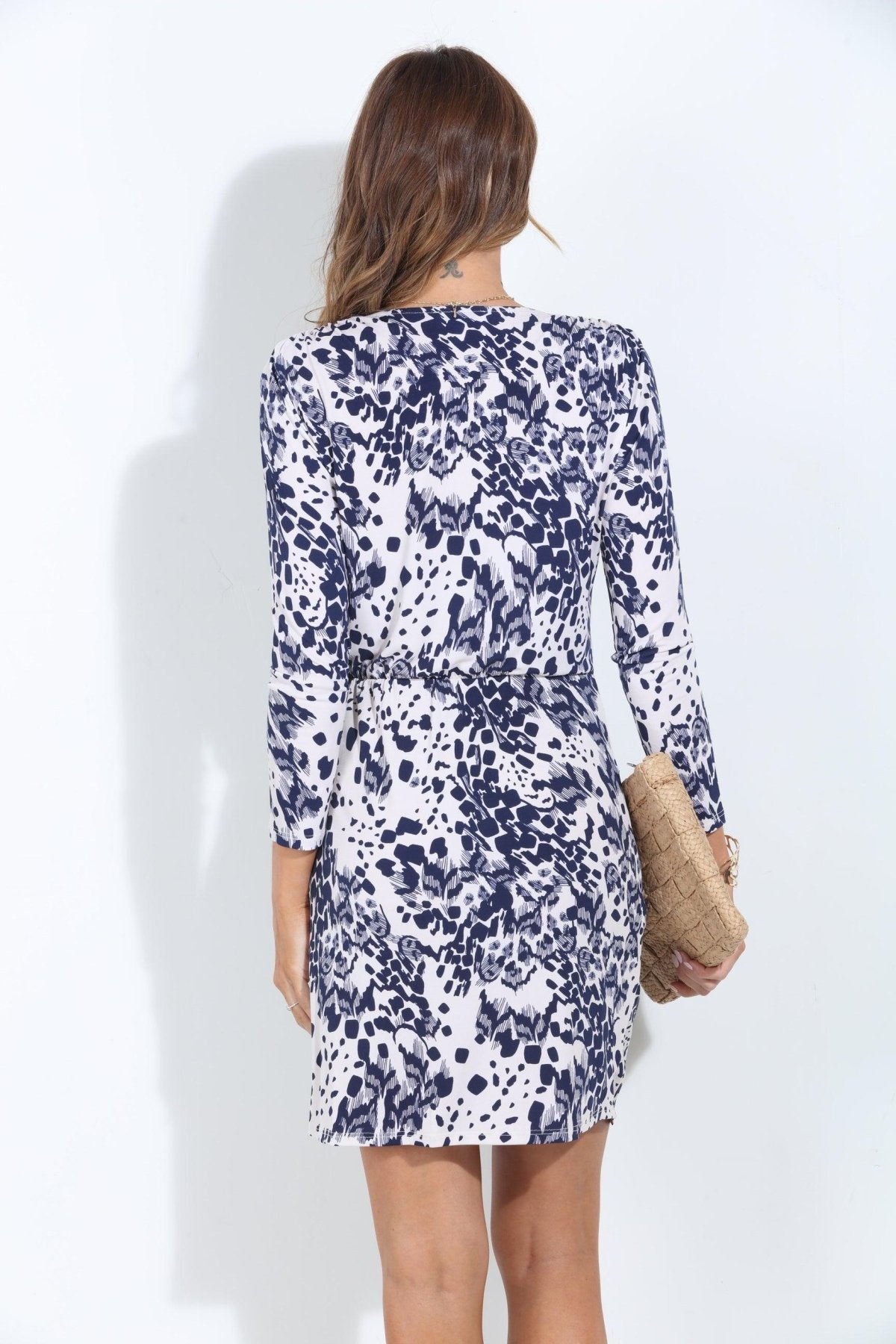 Tamila Stretch Knot Skirt Dress-FINAL SALE