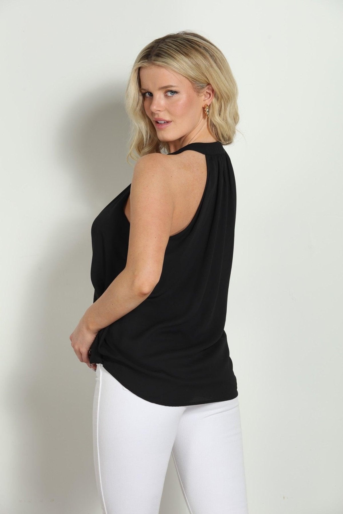 Onyx Surplice Tank-BEST SELLER