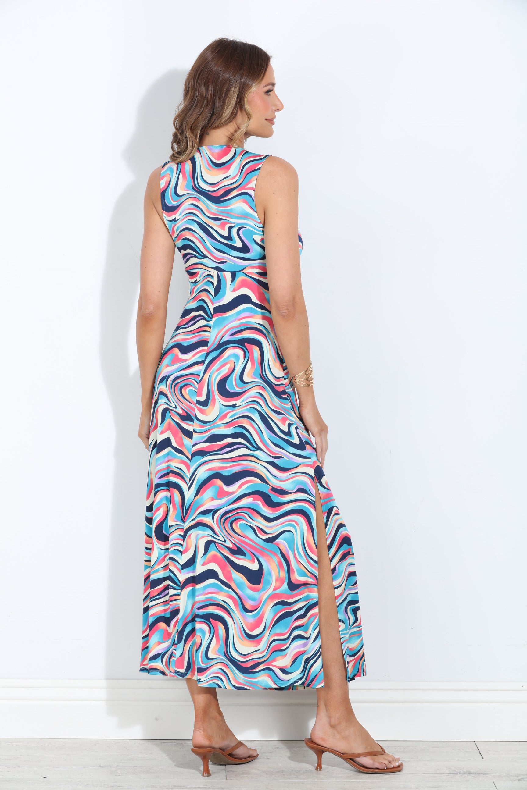 Silvia Twist Maxi Dress-BEST SELLER