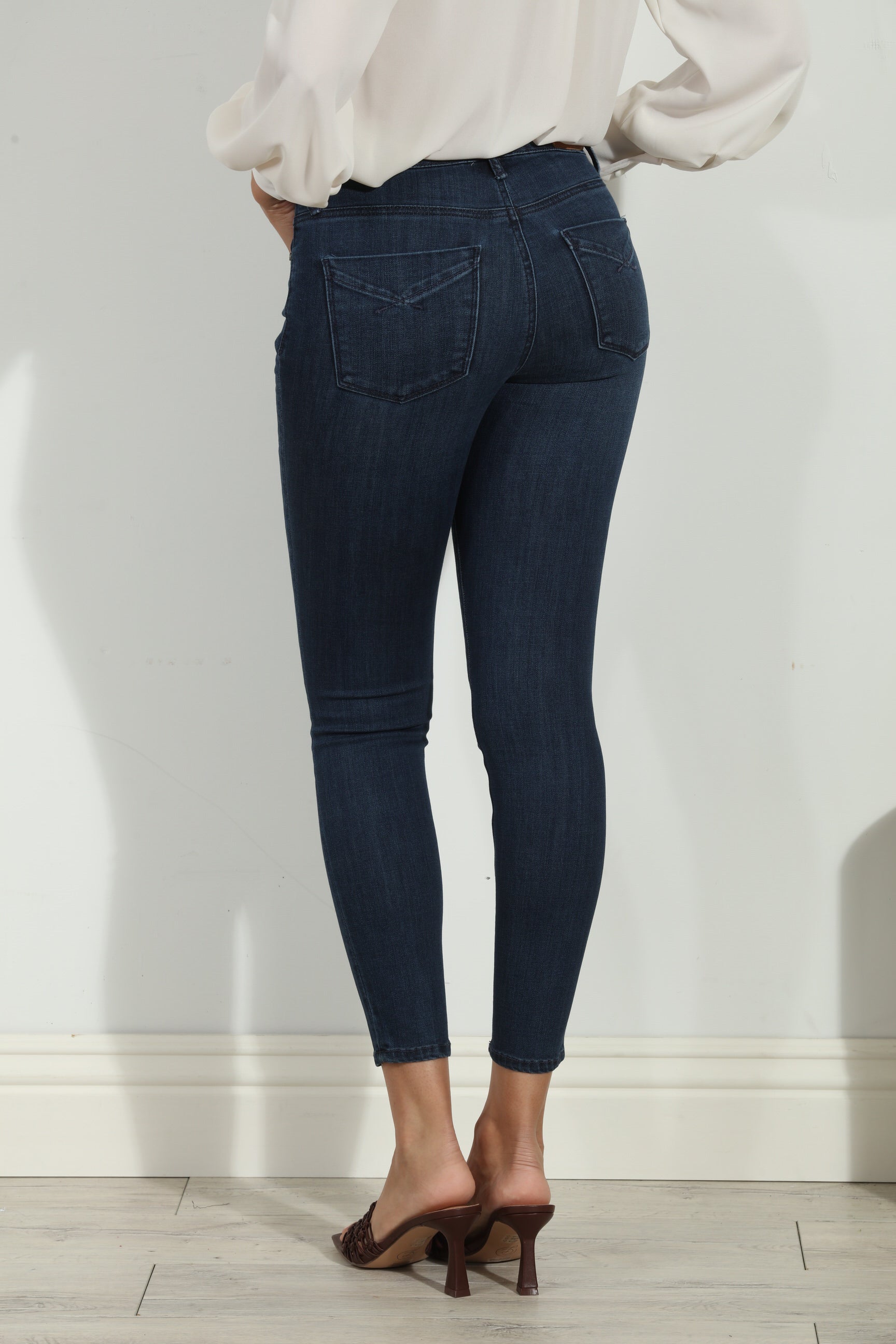 Unpublished Kora Mid Rise Skinny Jean-Dark Wash