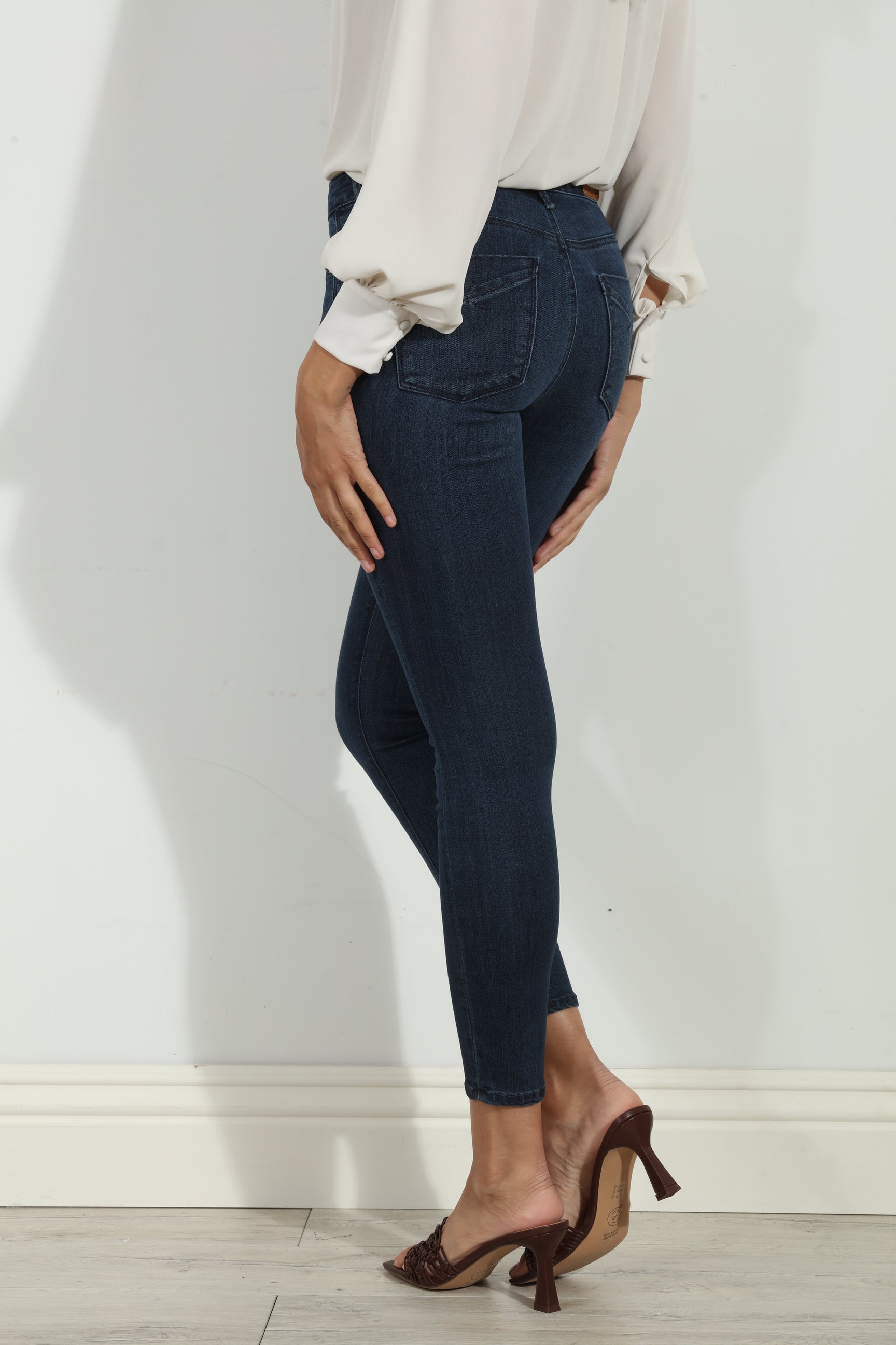 Unpublished Kora Mid Rise Skinny Jean-Dark Wash