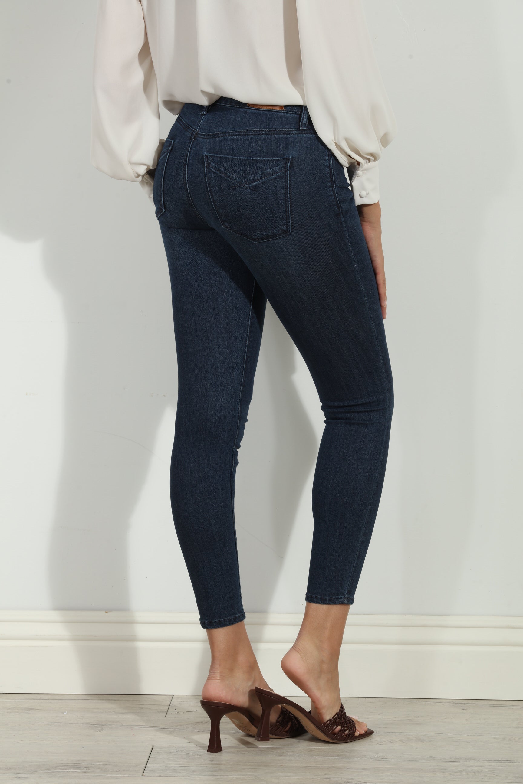 Unpublished Kora Mid Rise Skinny Jean-Dark Wash