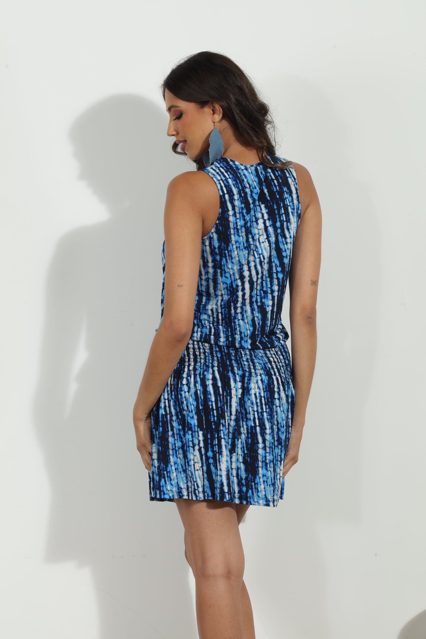 Ryleigh Stretch Drop Waist Dress-FINAL SALE