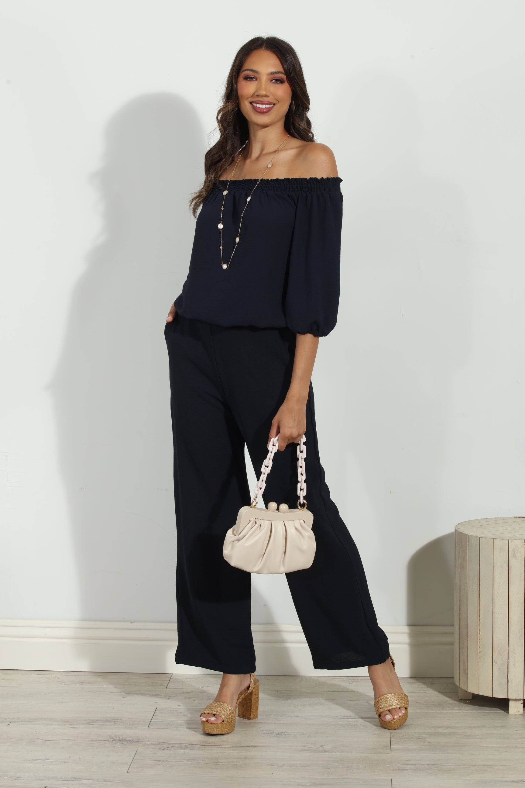 Navy Airflow Woven Pant