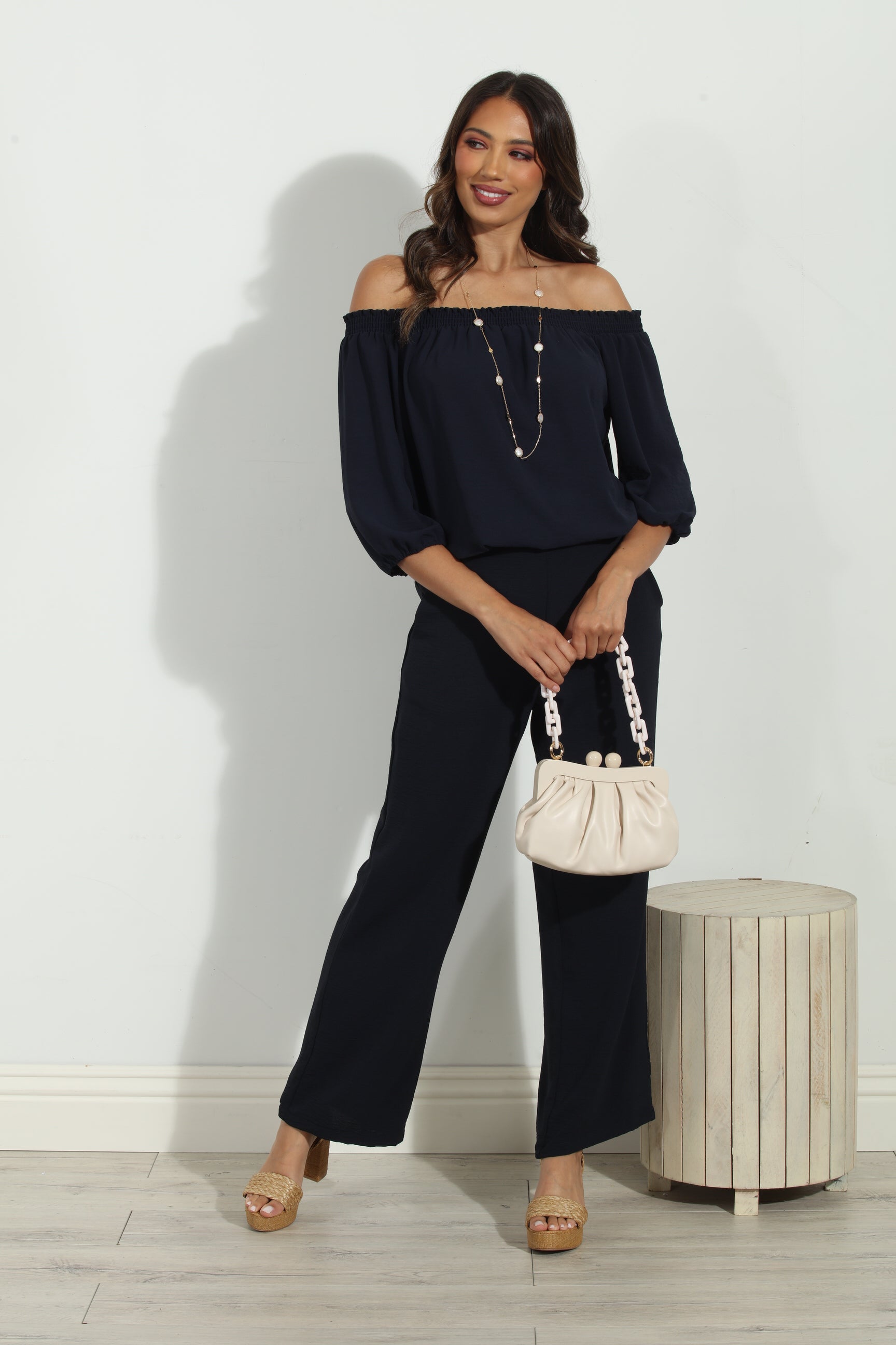 Navy Airflow Woven Pant
