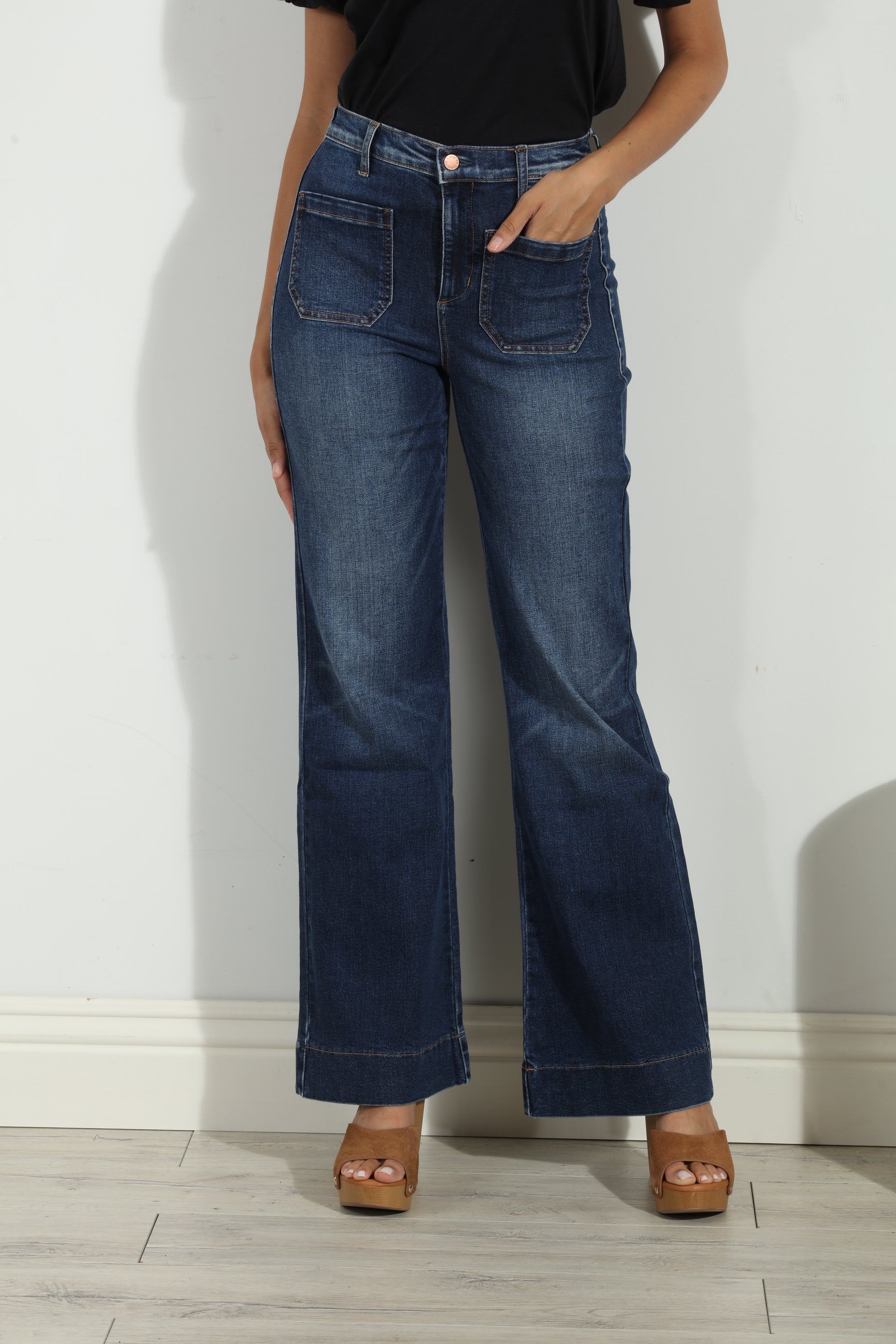 Level 99 Victoria Wide Leg Denim Pant-BASH-FINAL SALE