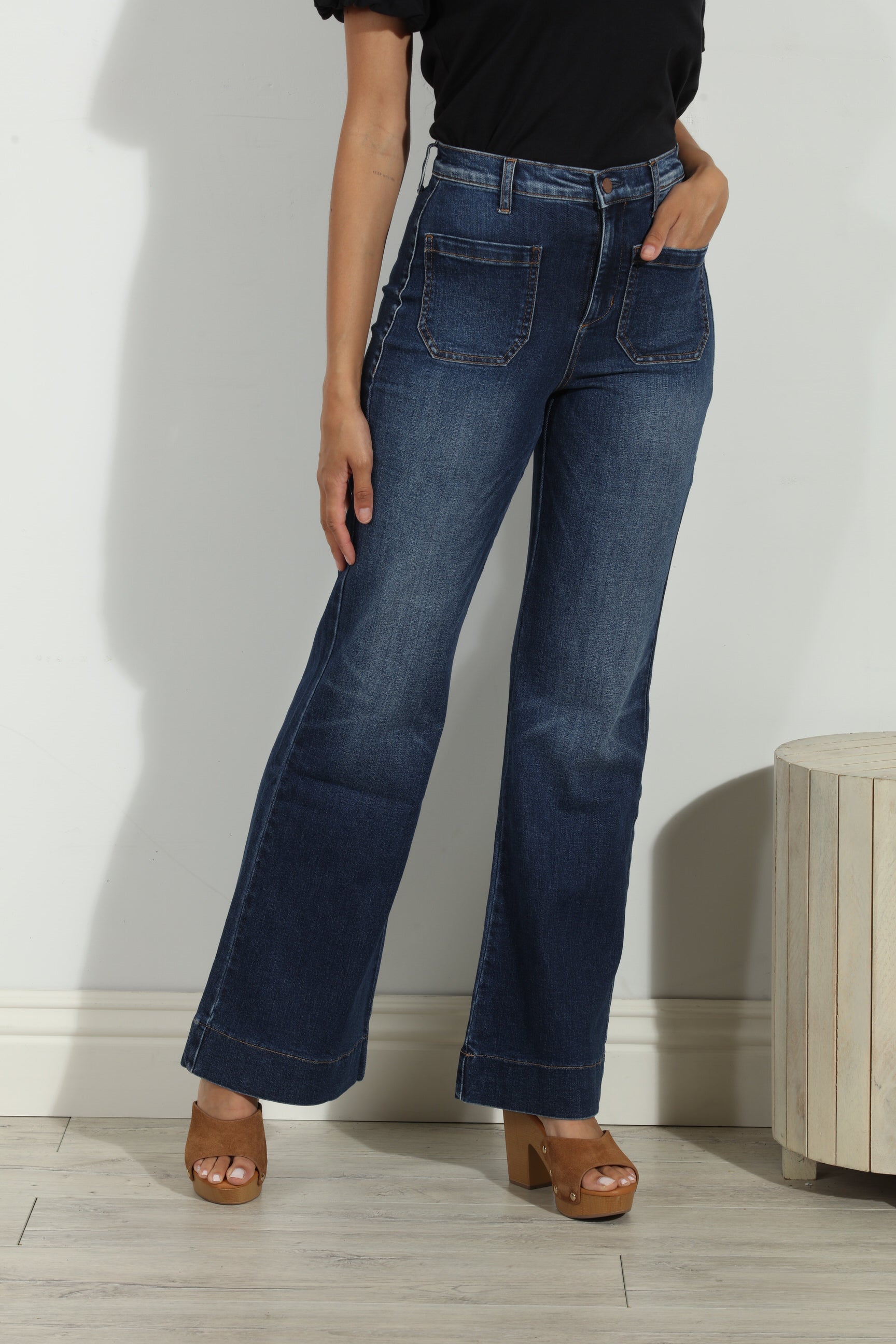 Level 99 Victoria Wide Leg Denim Pant-BASH-FINAL SALE