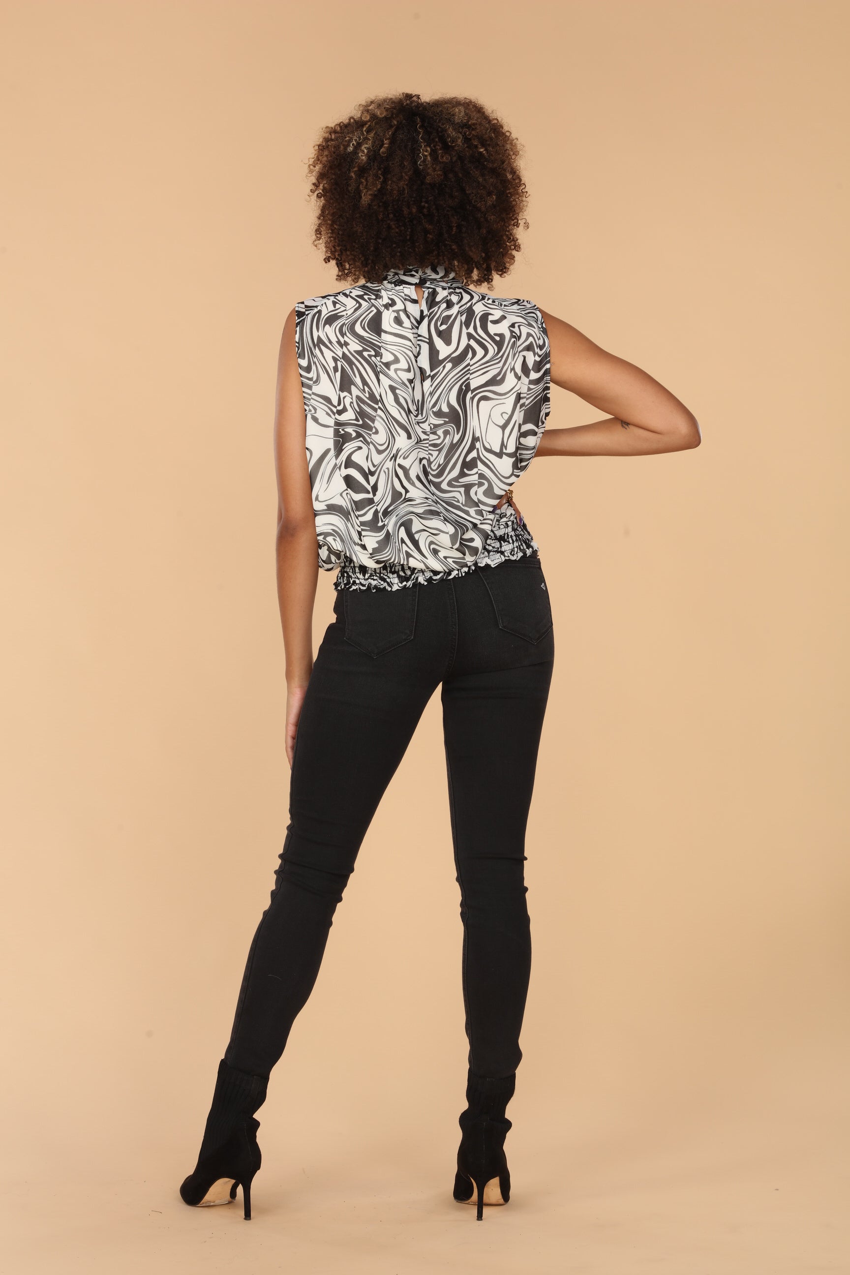 Foley Sleeveless Chiffon Blouse - FINAL SALE