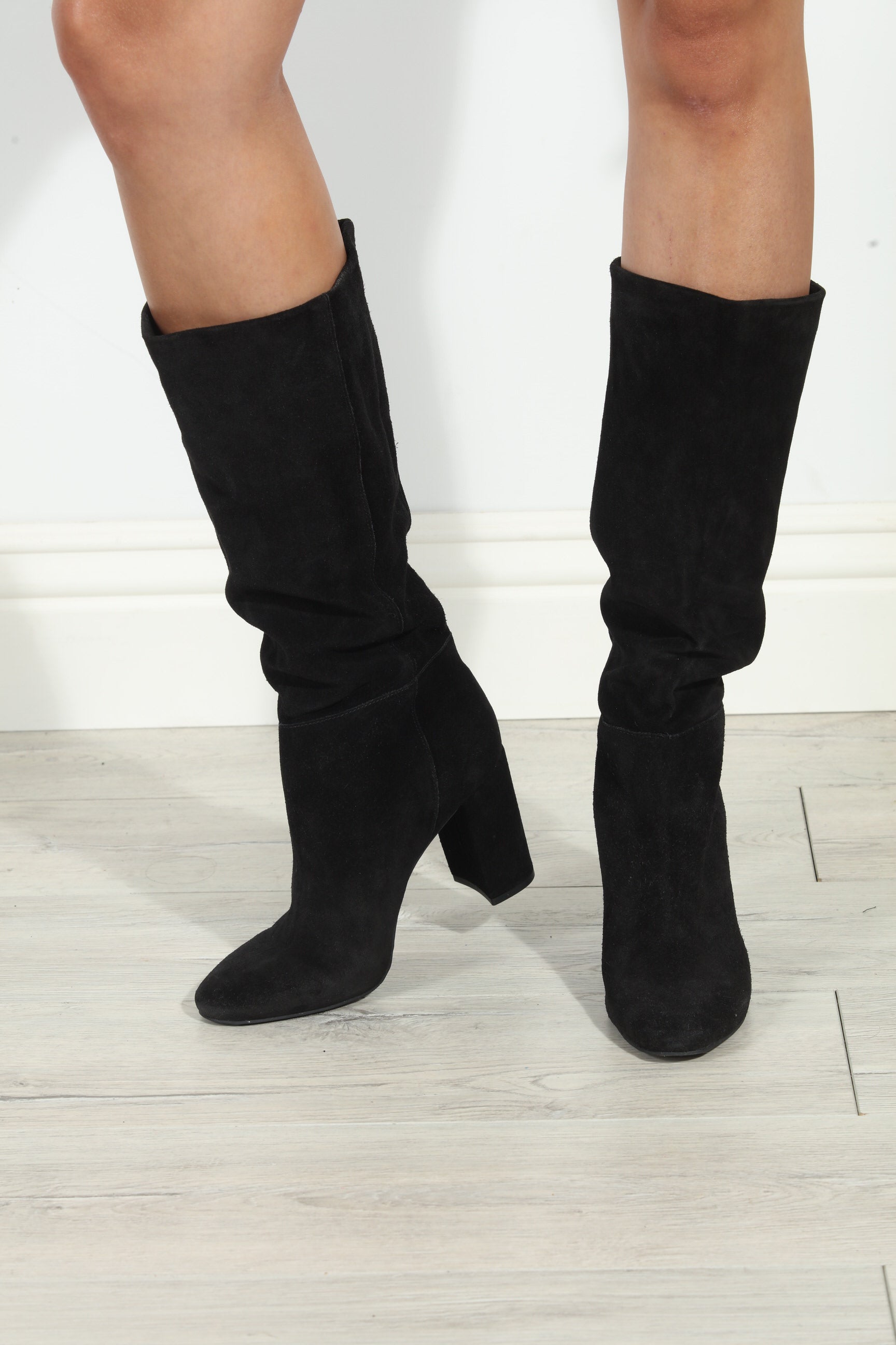 Krafty Suede Booties - Black -BEST SELLER