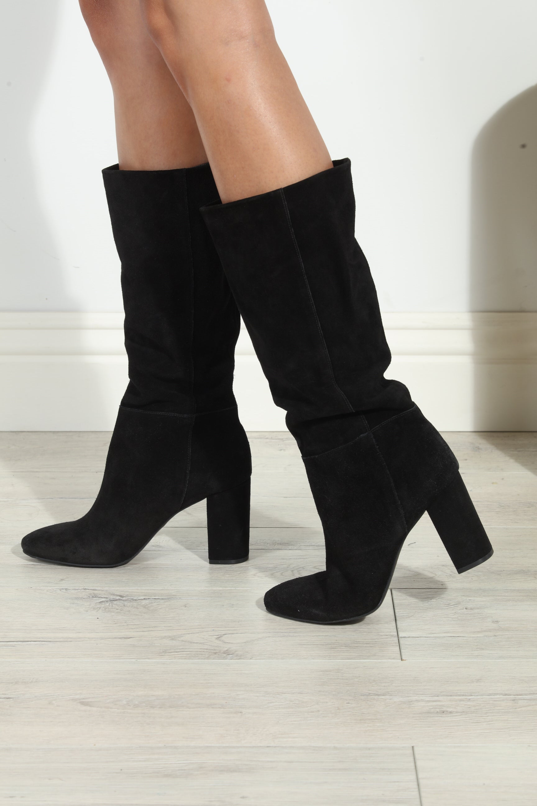 Krafty Suede Booties - Black -BEST SELLER