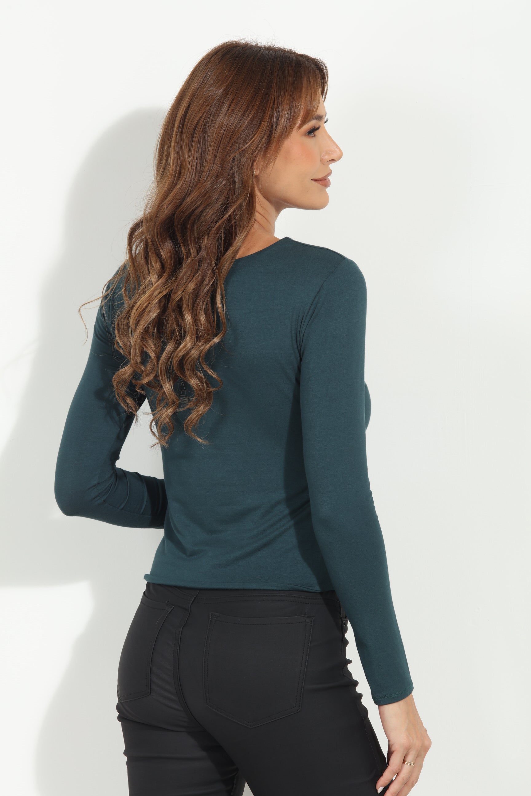 Hunter Long Sleeve Cut Out Top
