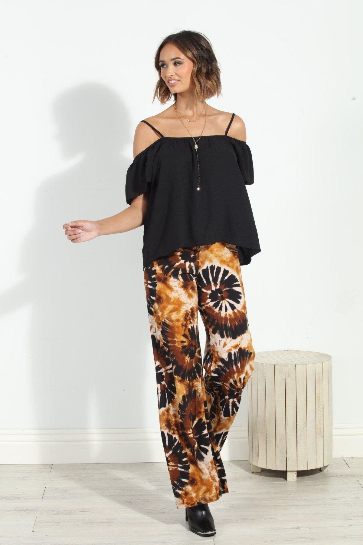 Dakar Stretch Wide Leg  Pants-FINAL SALE