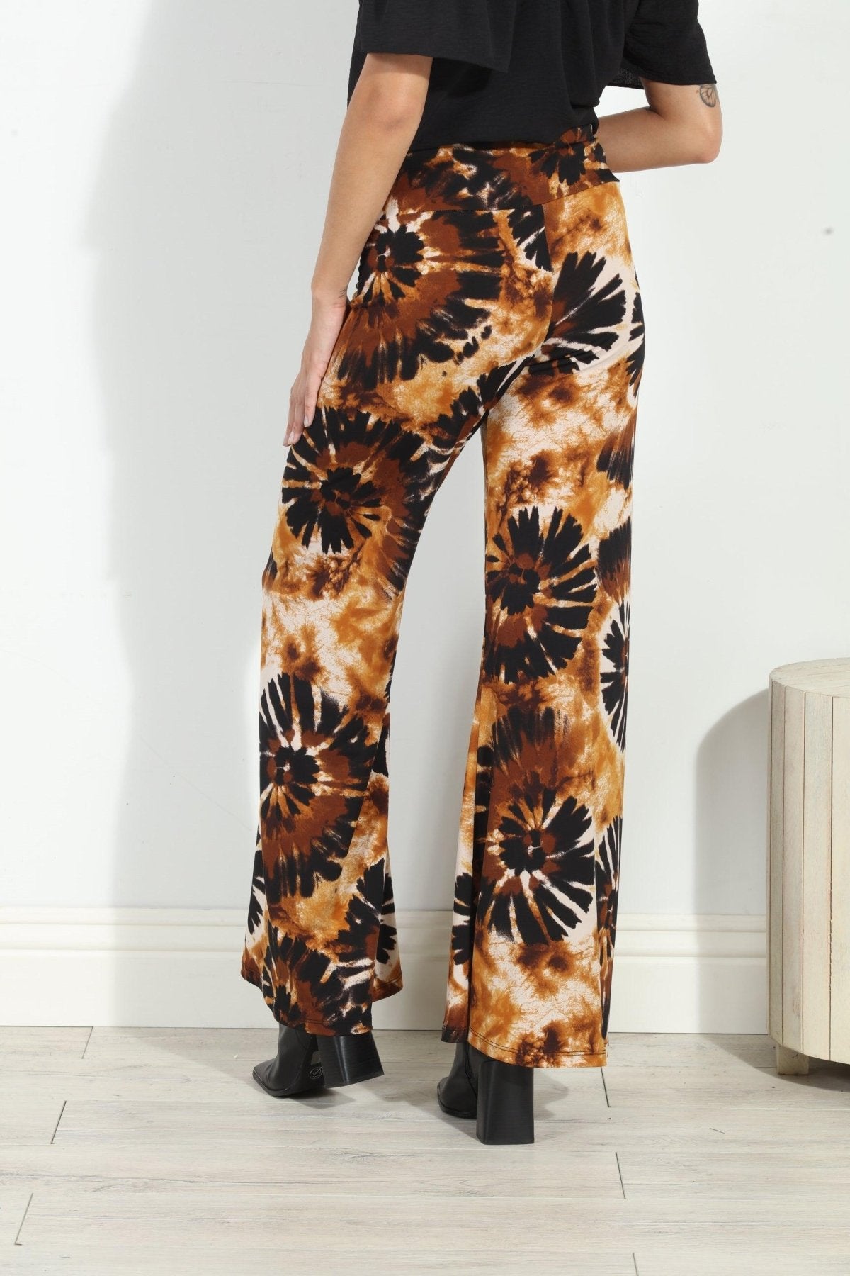 Dakar Stretch Wide Leg  Pants-FINAL SALE