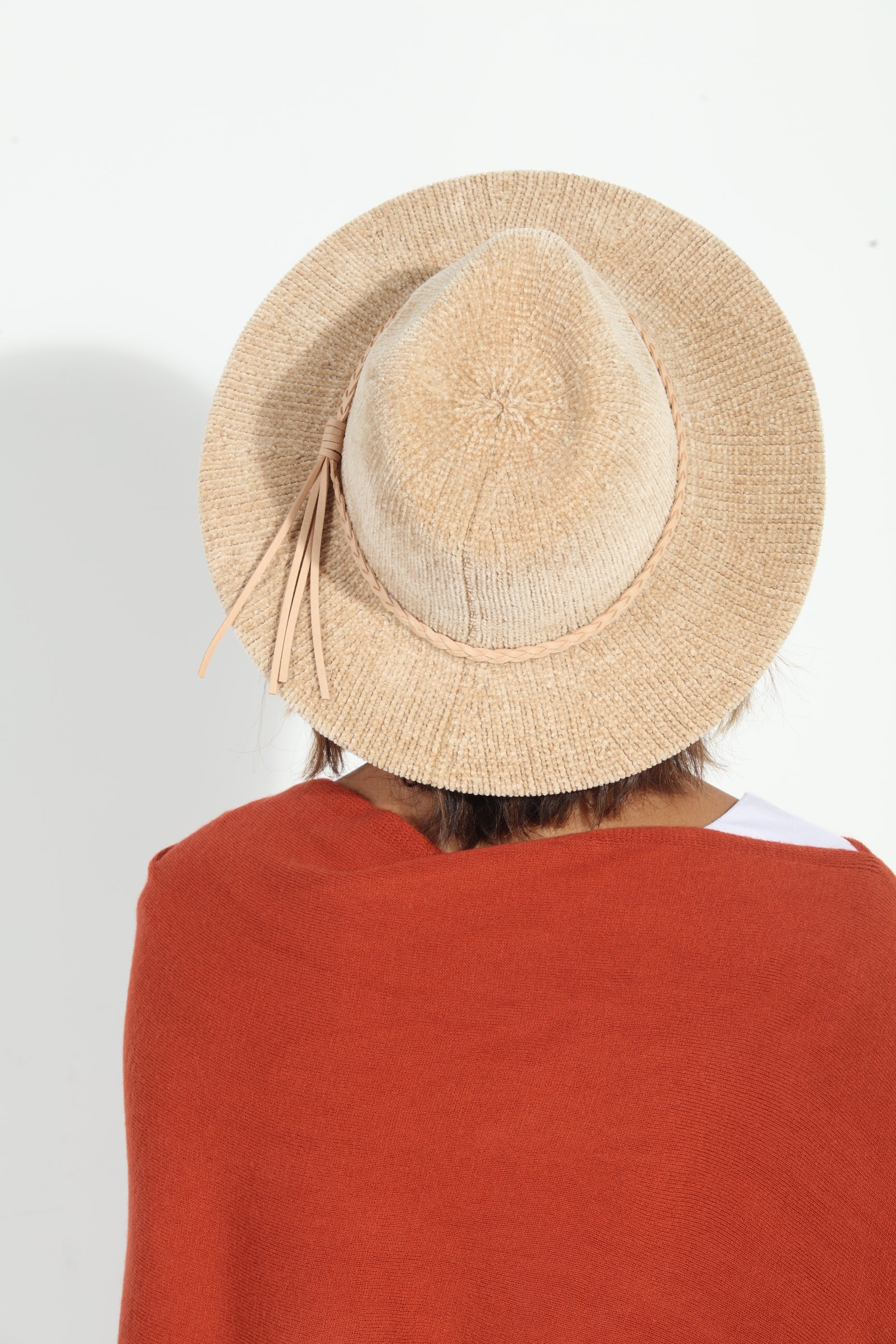 Blair Chenille Fedora-Beige