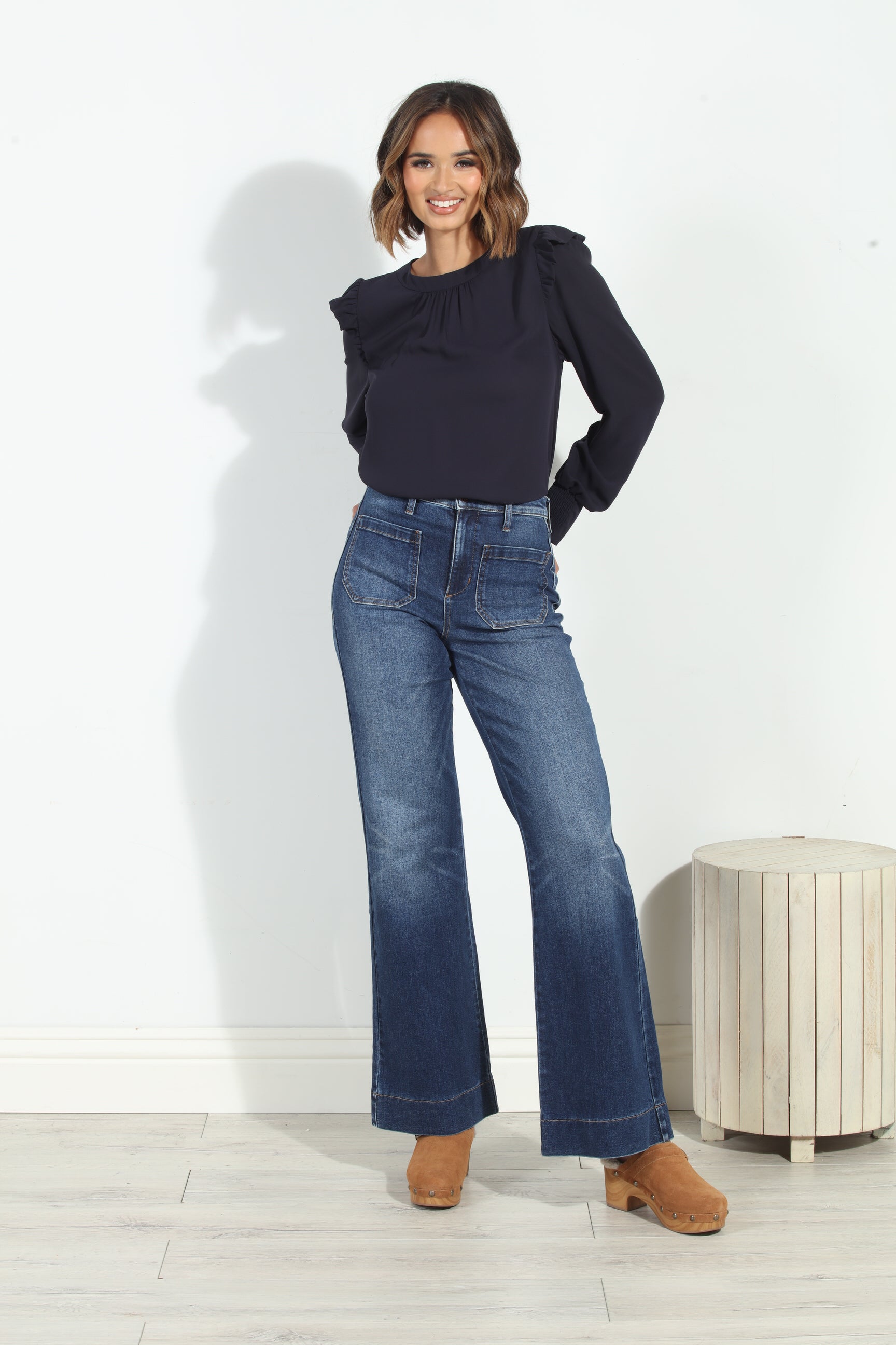 Level 99 Victoria Wide Leg Denim Pant-BASH-FINAL SALE