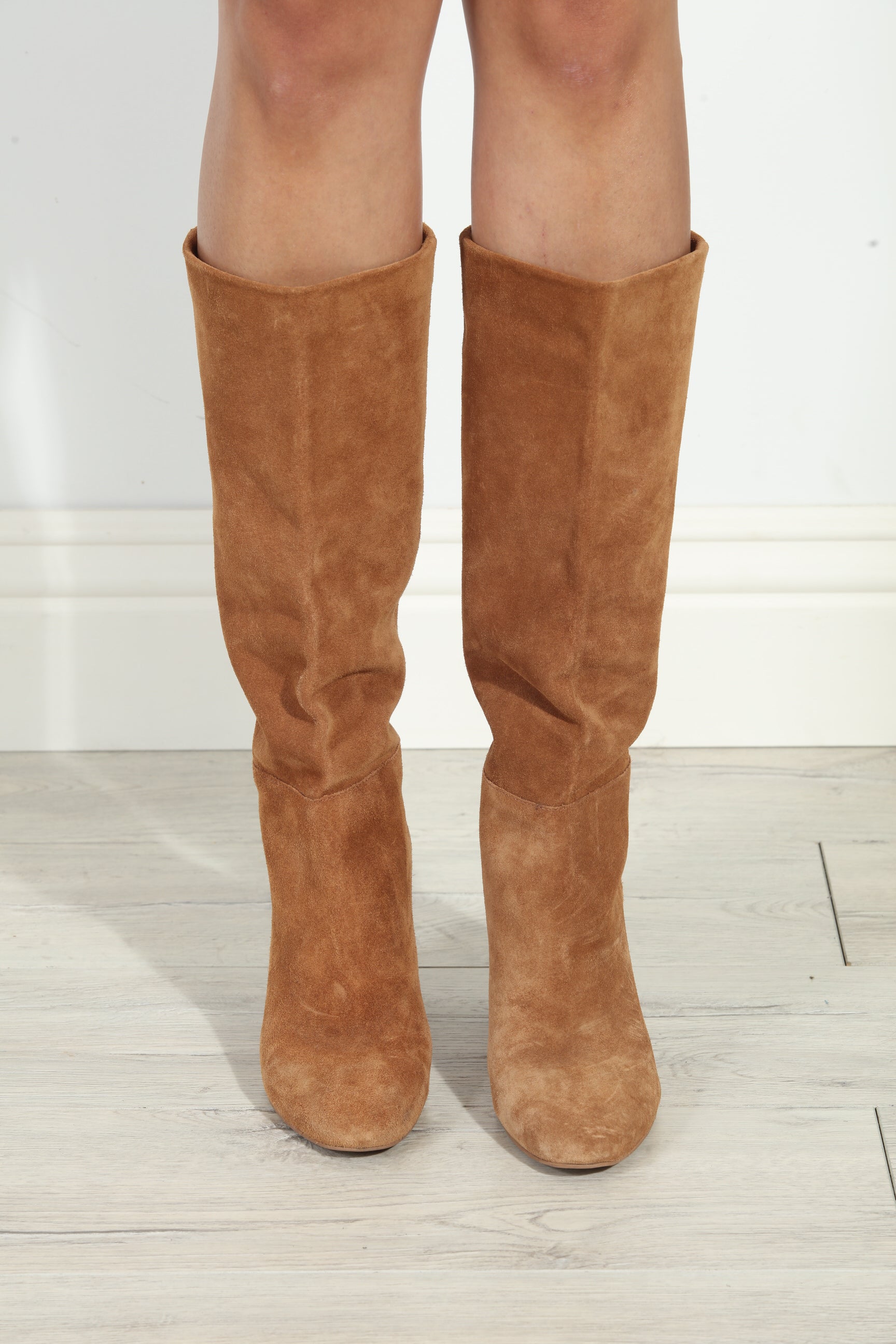 Krafty Suede Booties - Honey Brown -BEST SELLER