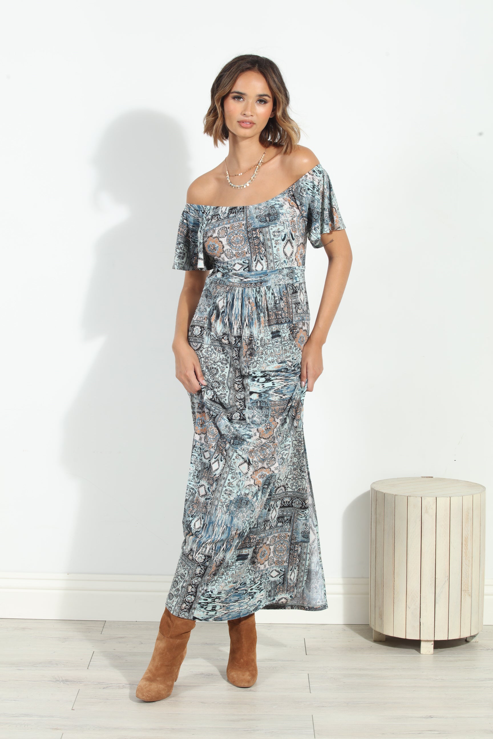 Fairfax Off The Shoulder Maxi Dress