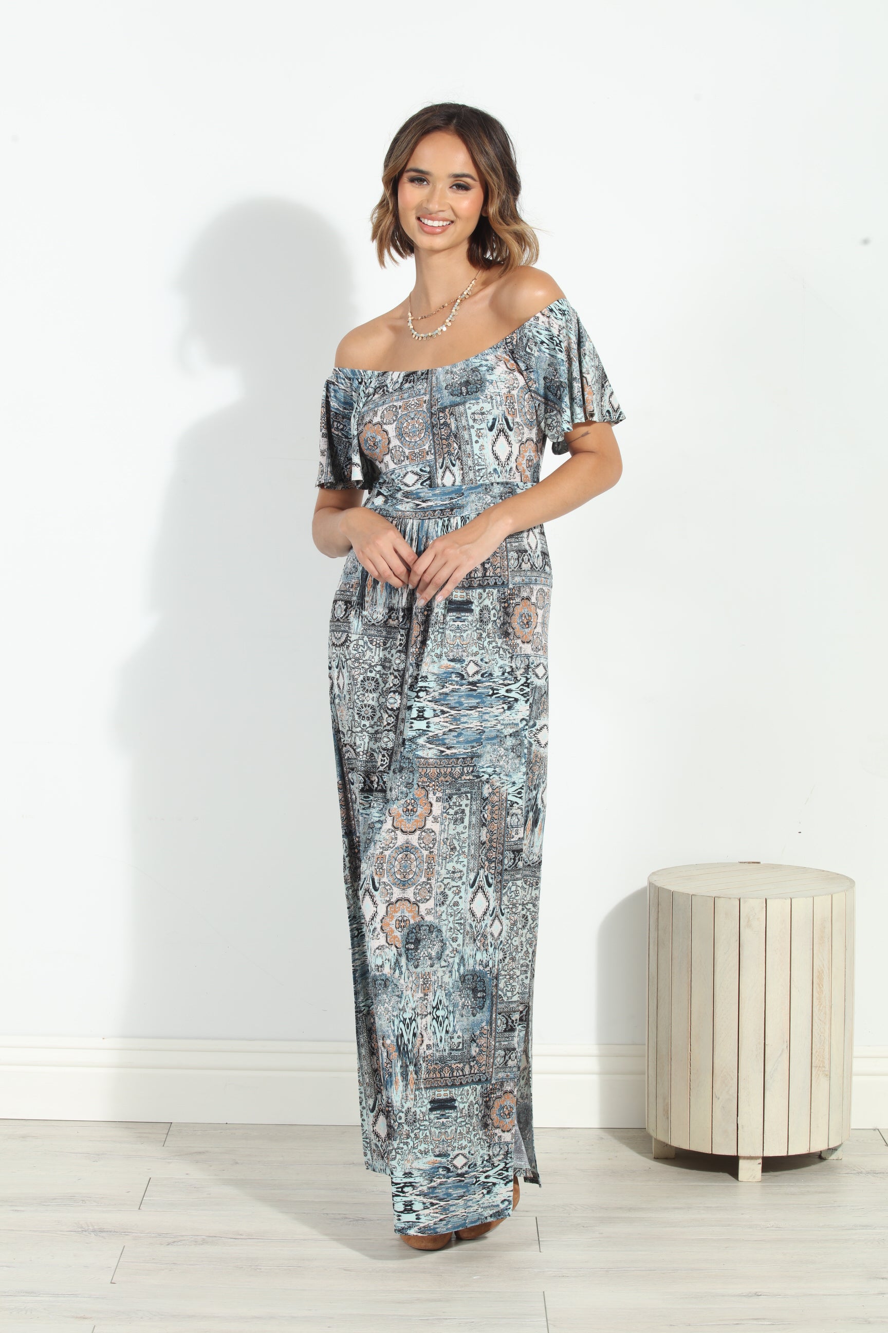 Fairfax Off The Shoulder Maxi Dress