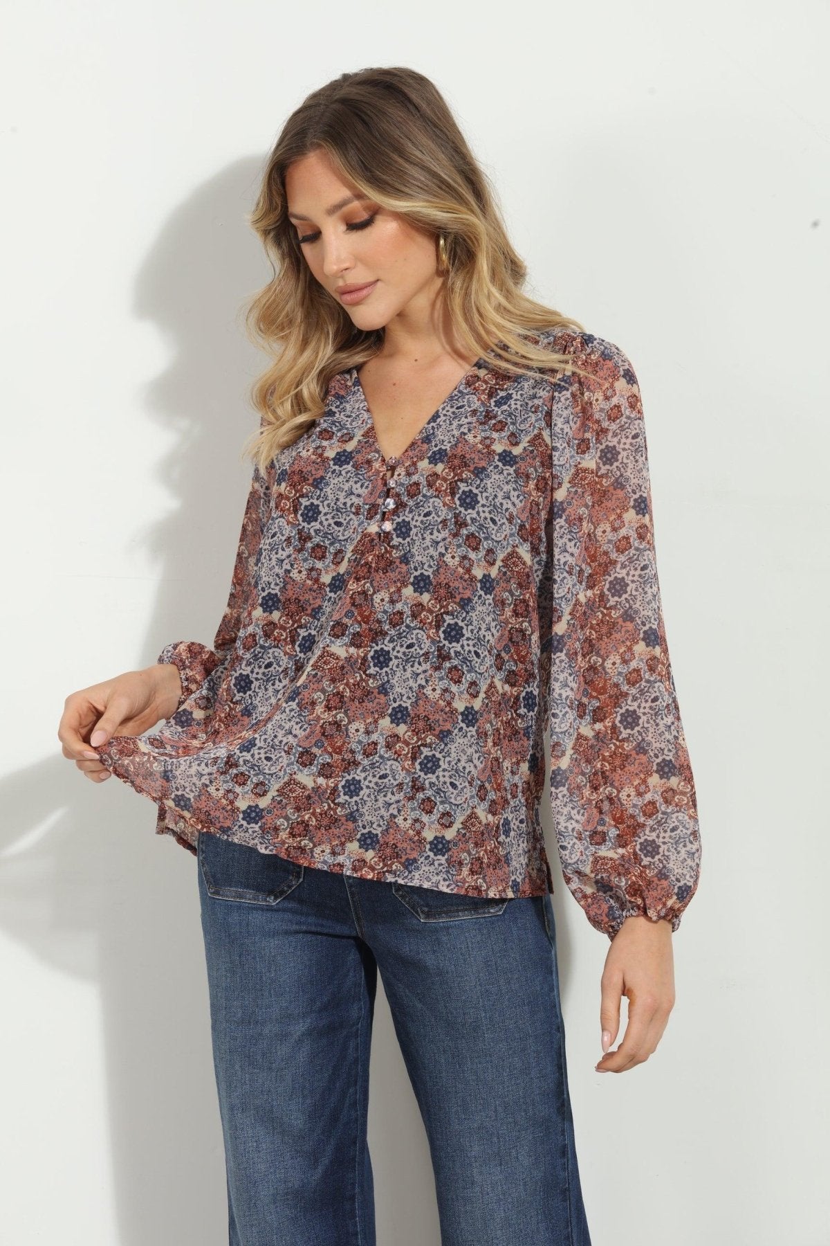 Rita Sweetheart Blouse-FINAL SALE