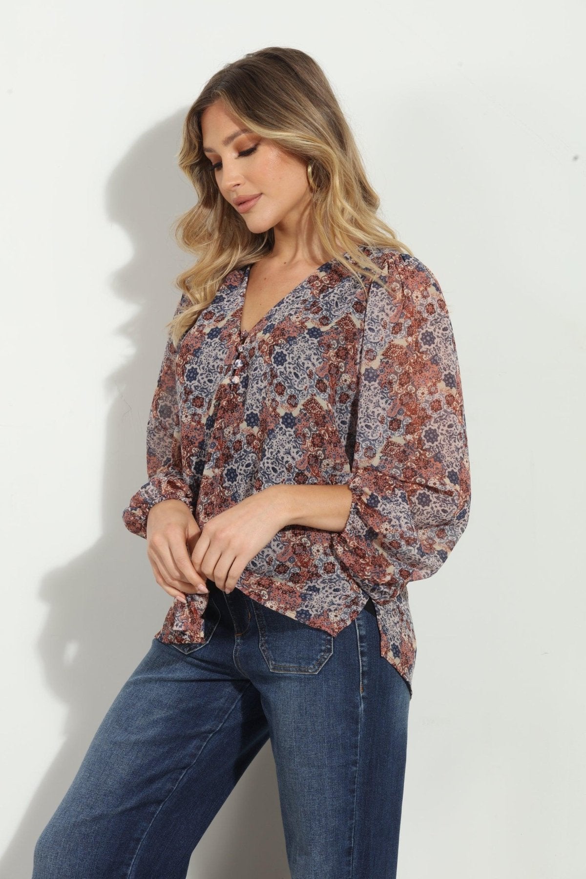 Rita Sweetheart Blouse-FINAL SALE