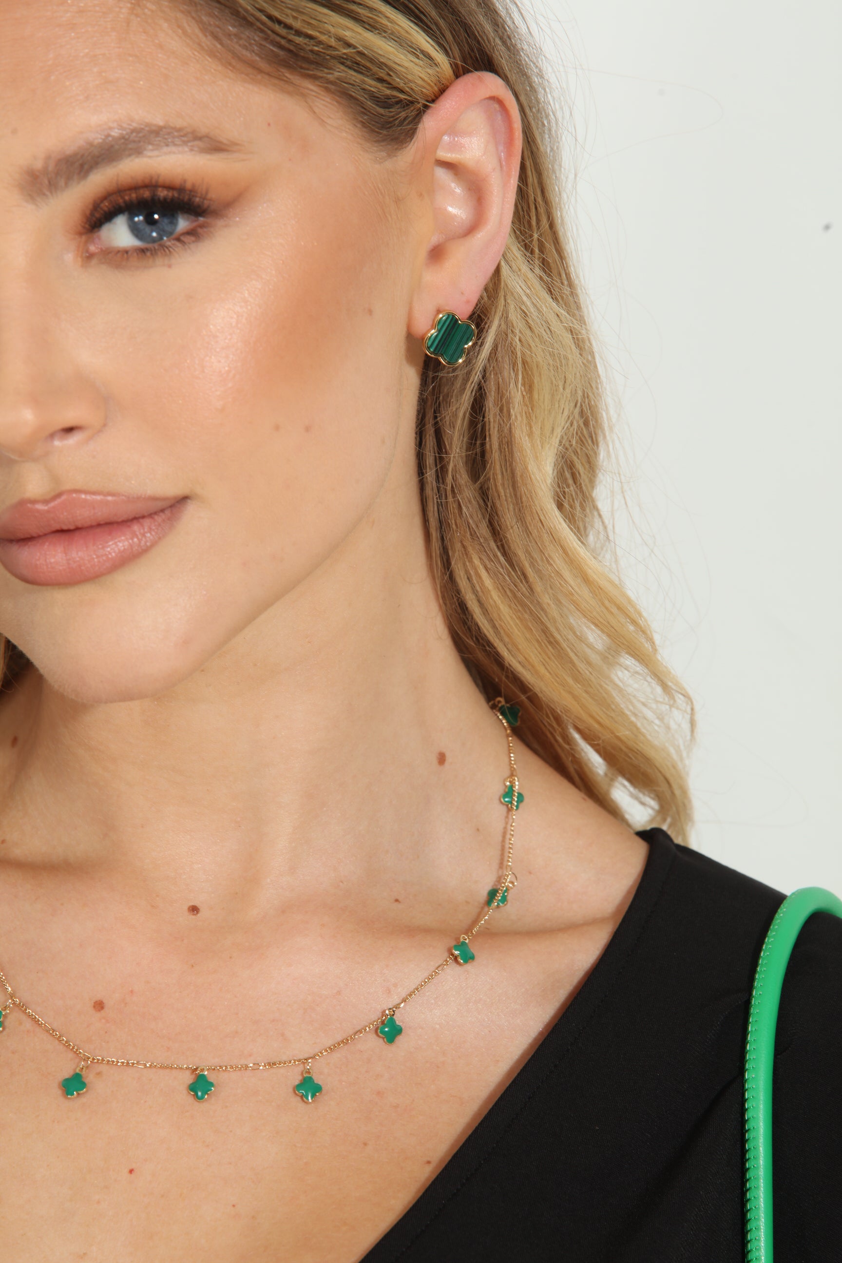 Green Clover Studs
