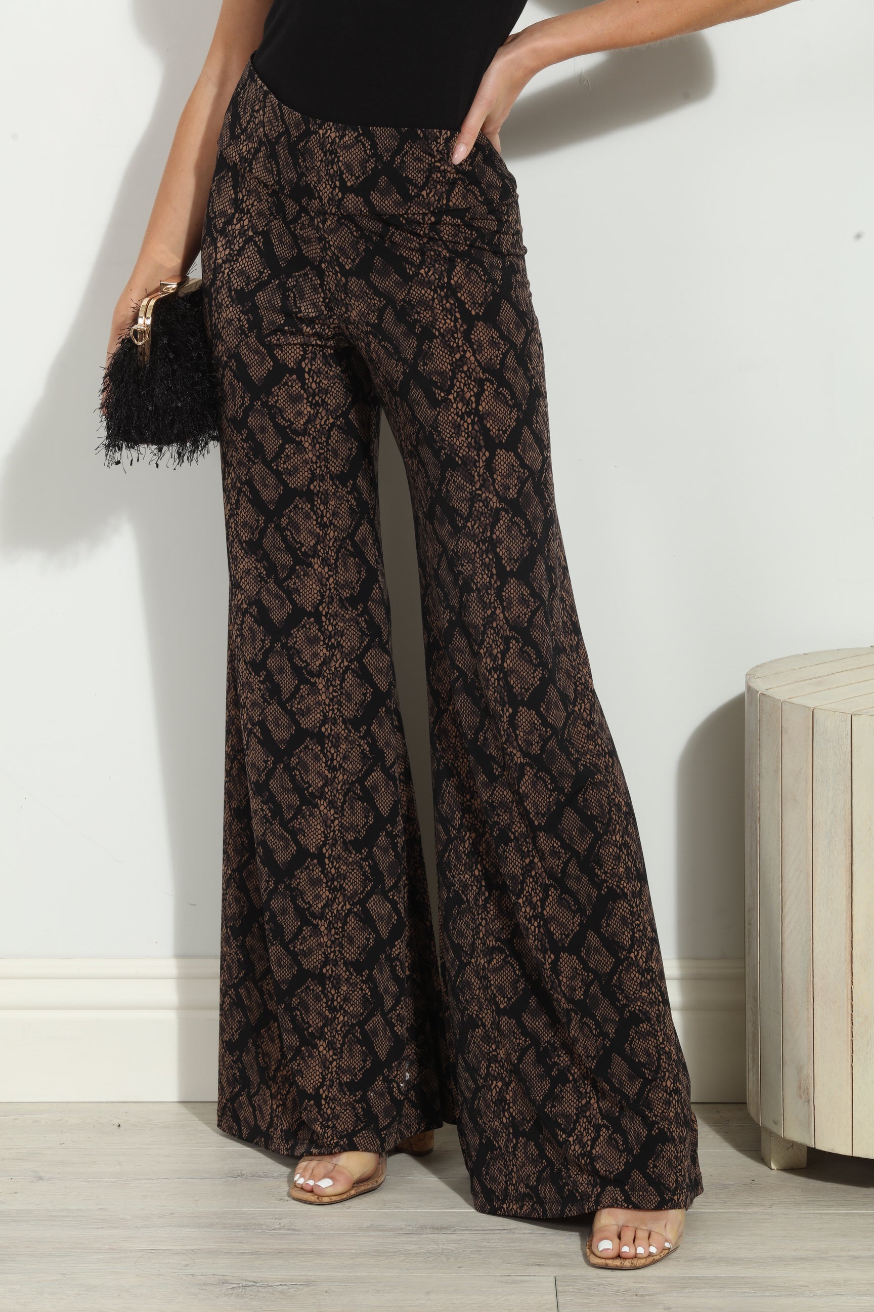 Mia Stretch Flare Leg Pants-BEST SELLER