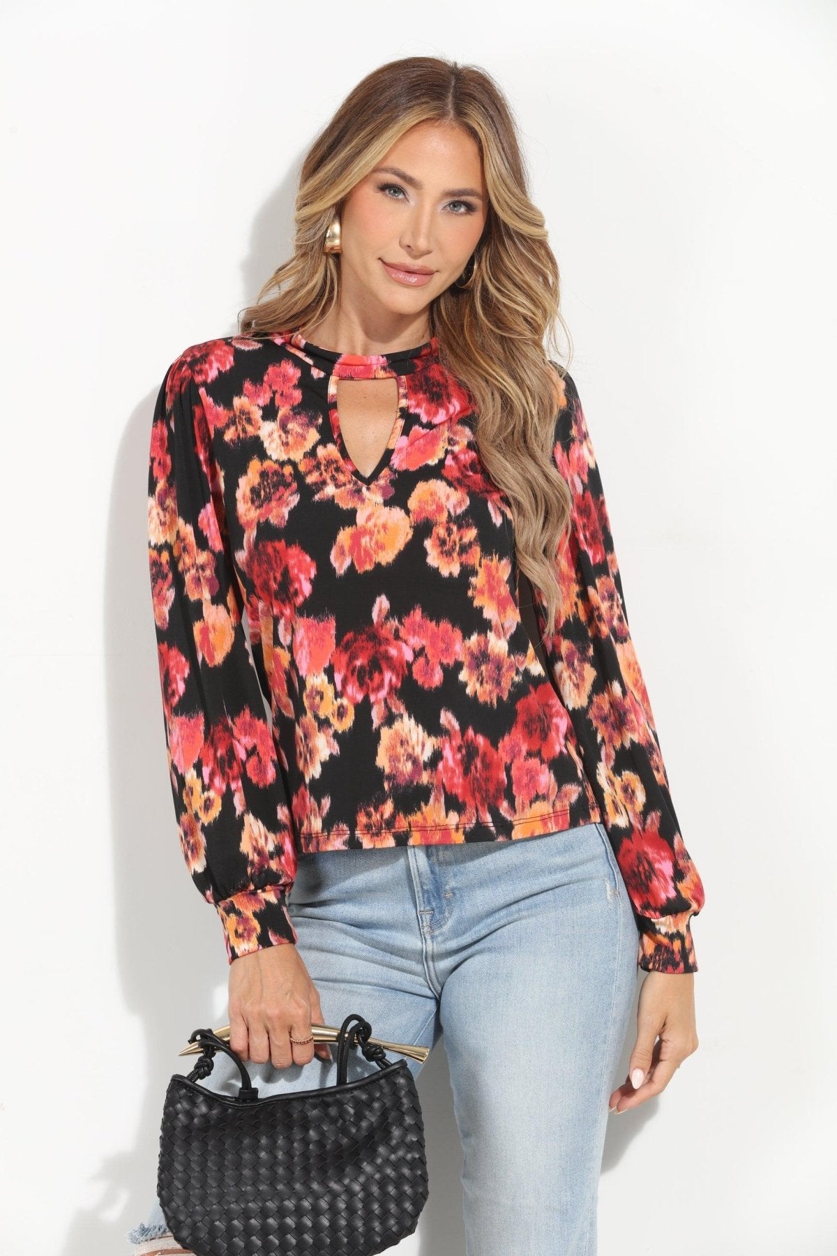 Olga Stretch Keyhole Top-BEST SELLER