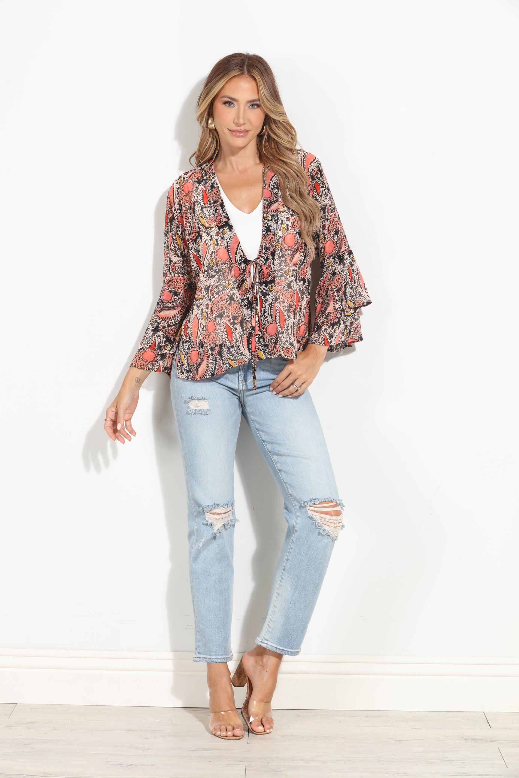 Marc Boho Chiffon Jacket-BEST SELLER