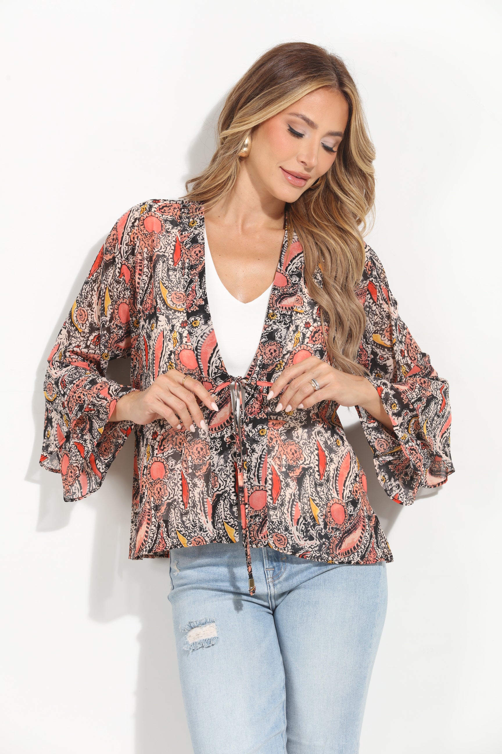 Marc Boho Chiffon Jacket-BEST SELLER