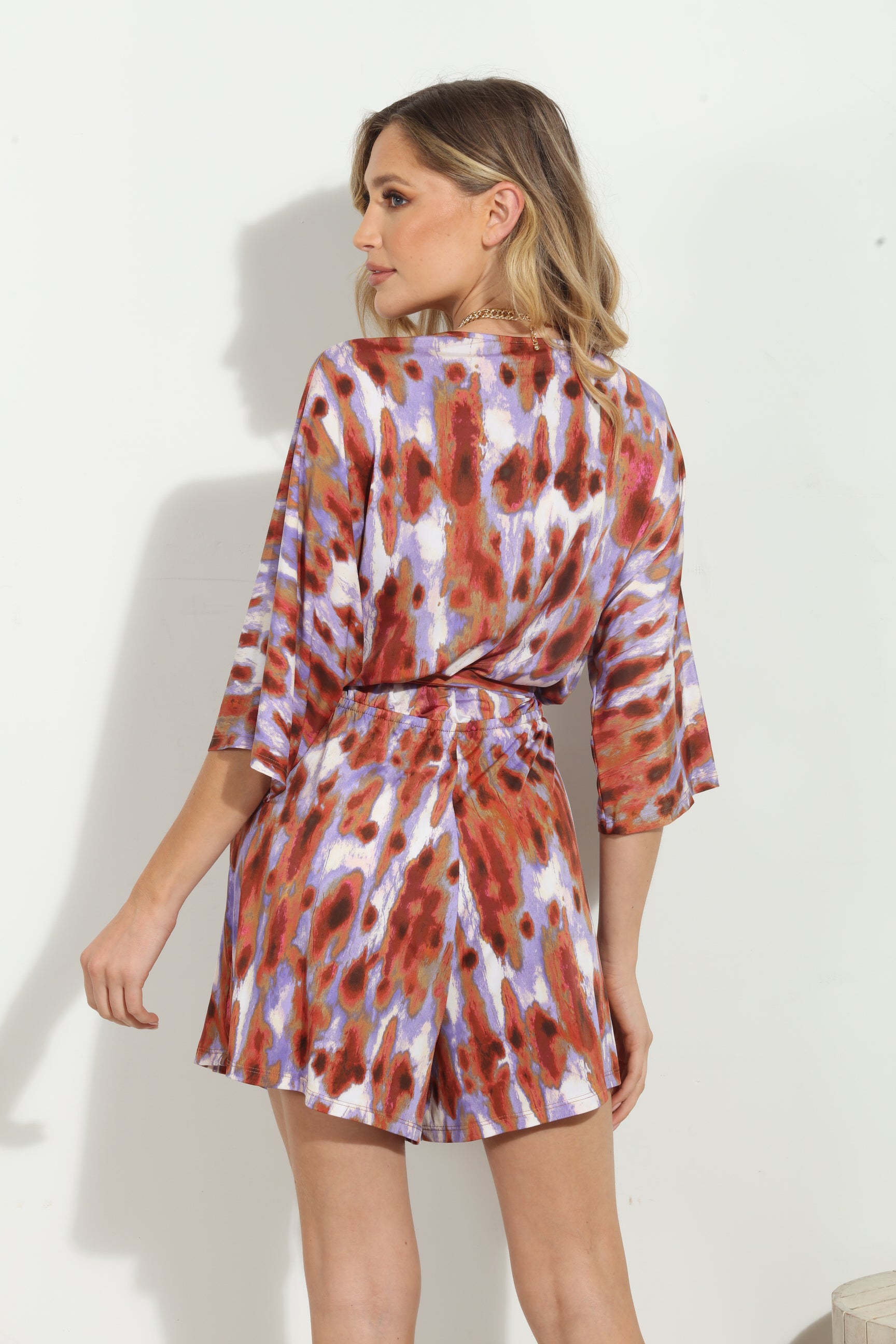 Kirin Kimono Sleeve Stretch Romper - BEST SELLER💜