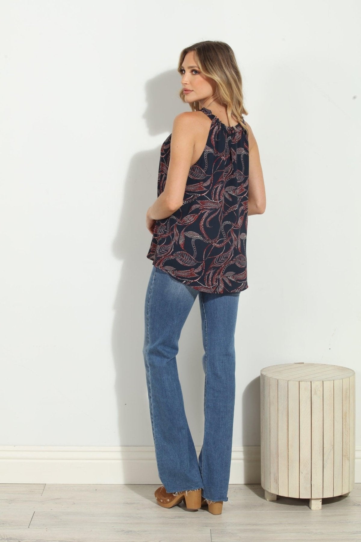 Glinda Halter Blouse-FINAL SALE