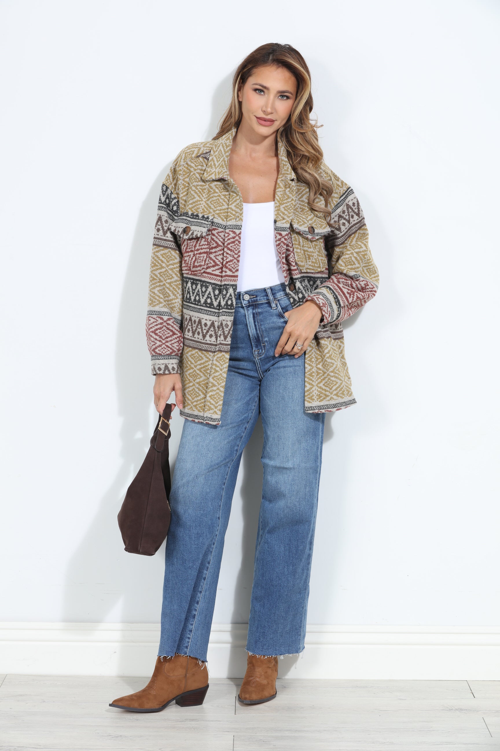 Dakota Boyfriend Shacket-FINAL SALE