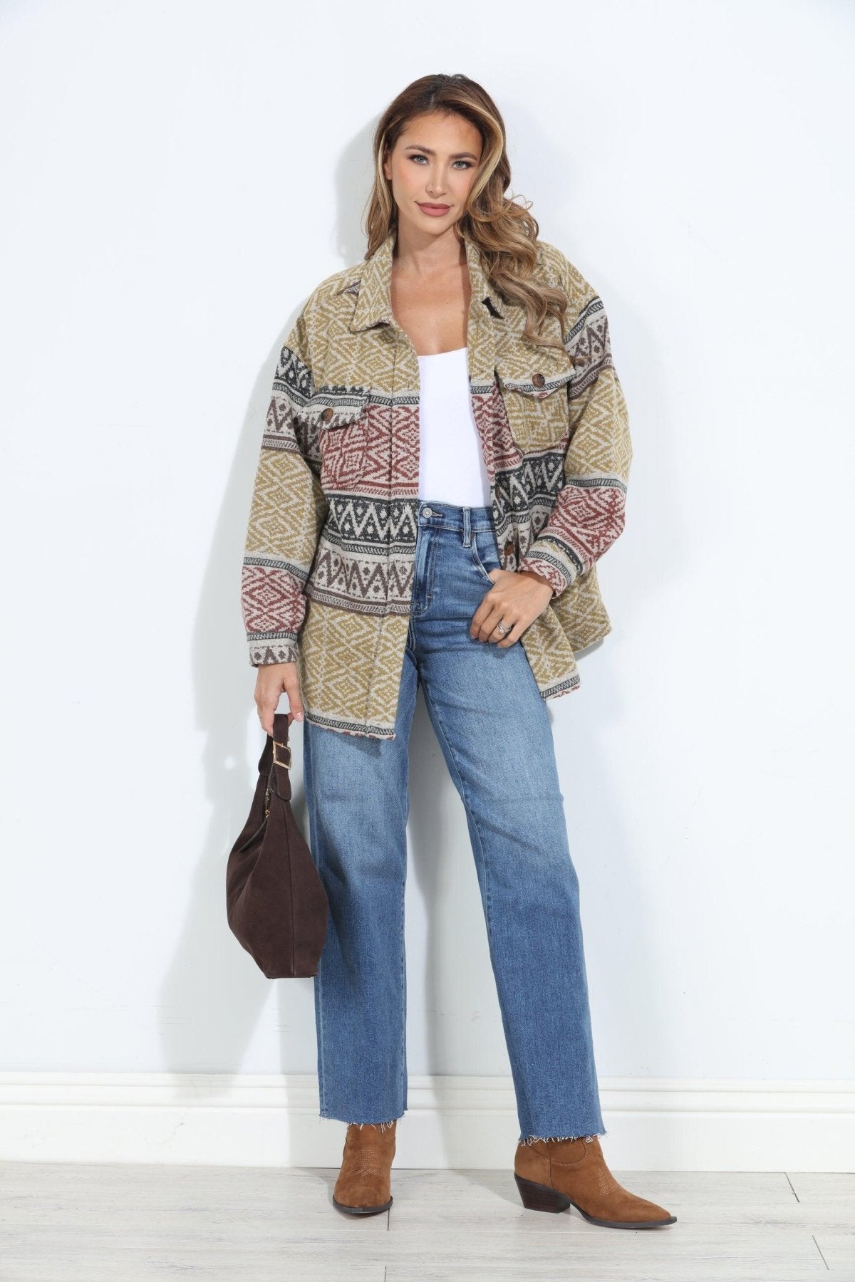 Dakota Boyfriend Shacket-FINAL SALE